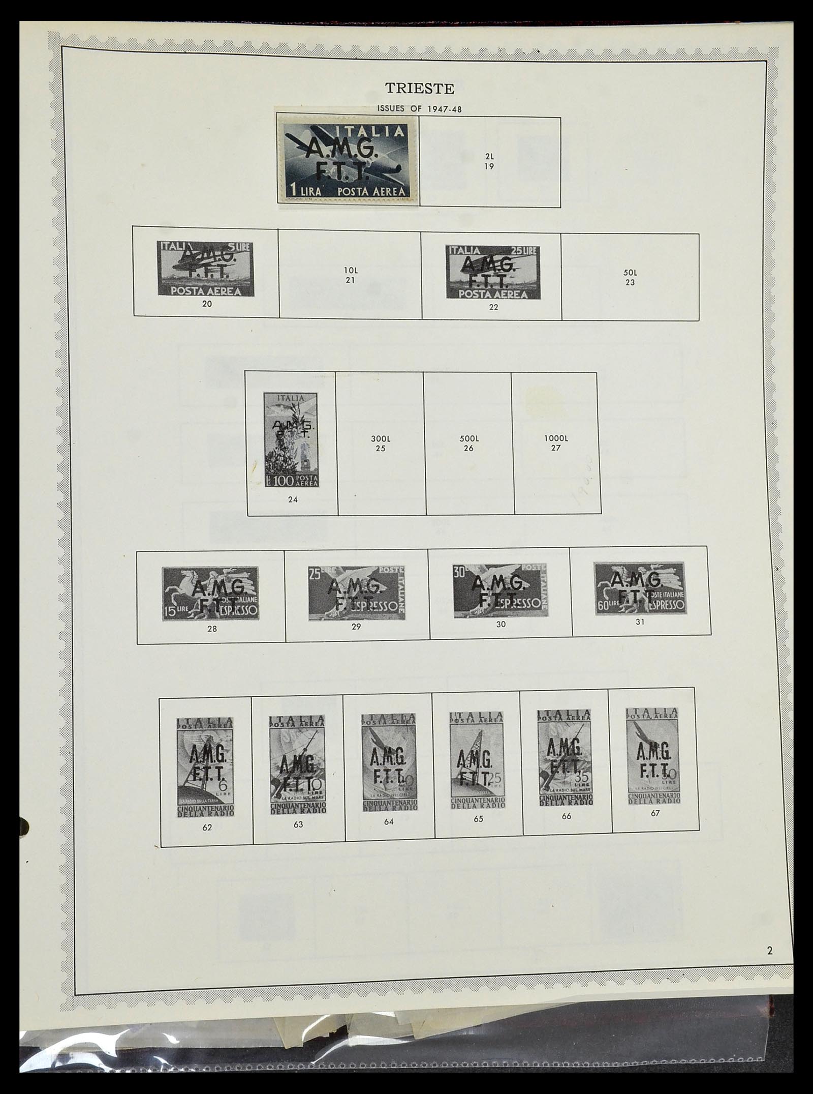 34401 190 - Stamp collection 34401 Italy and territories 1850-1990.