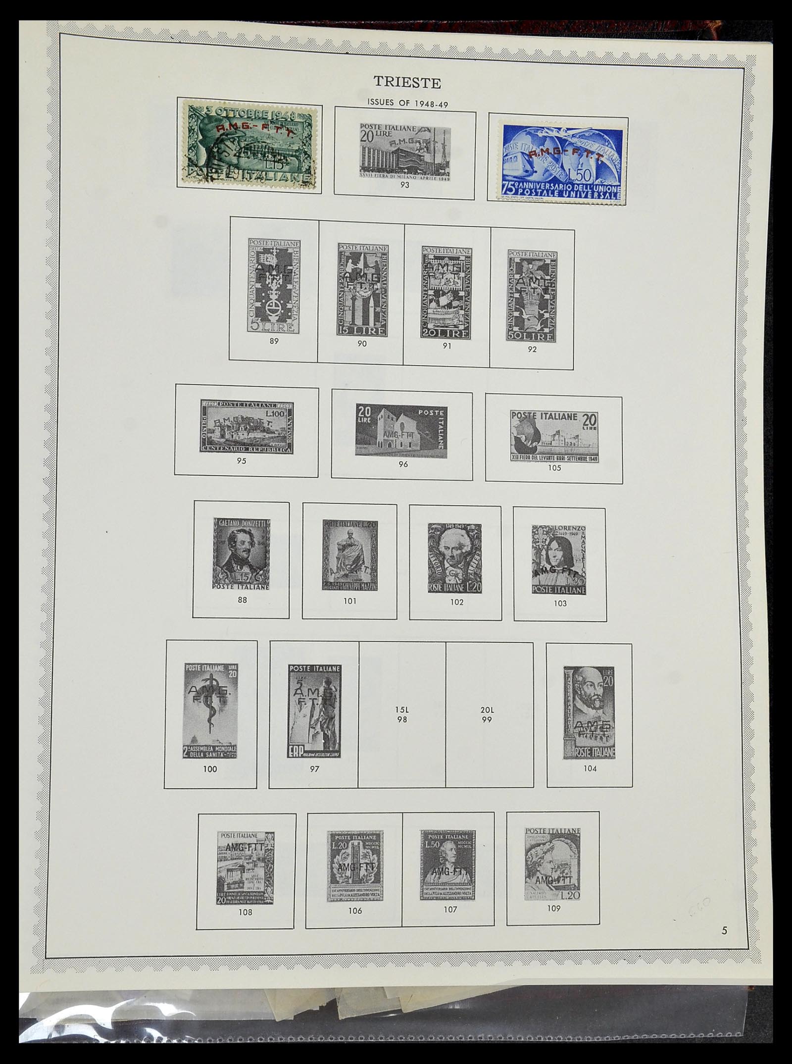 34401 193 - Stamp collection 34401 Italy and territories 1850-1990.