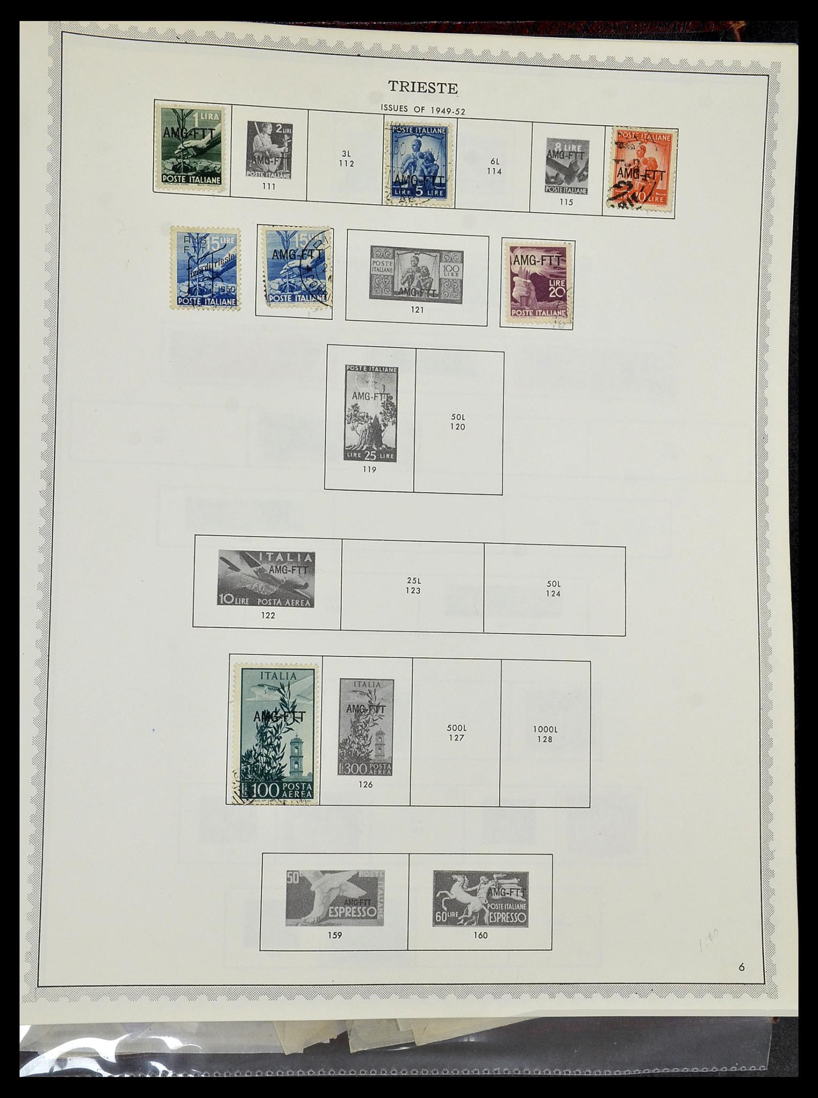 34401 194 - Stamp collection 34401 Italy and territories 1850-1990.