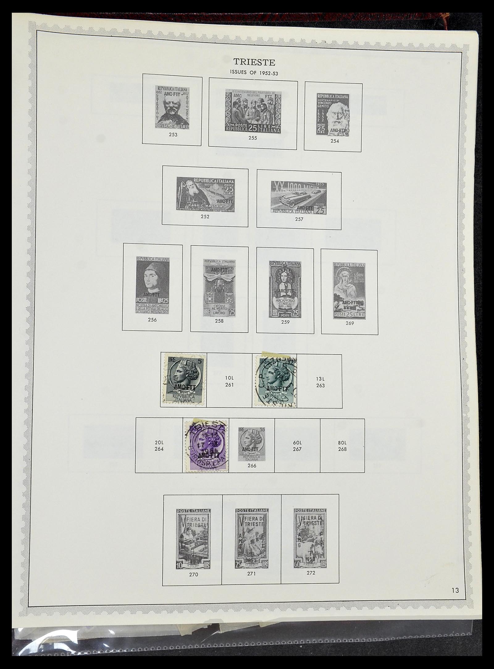 34401 199 - Stamp collection 34401 Italy and territories 1850-1990.