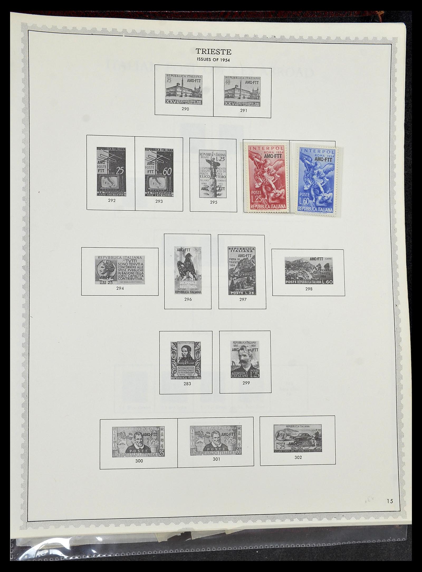 34401 201 - Stamp collection 34401 Italy and territories 1850-1990.