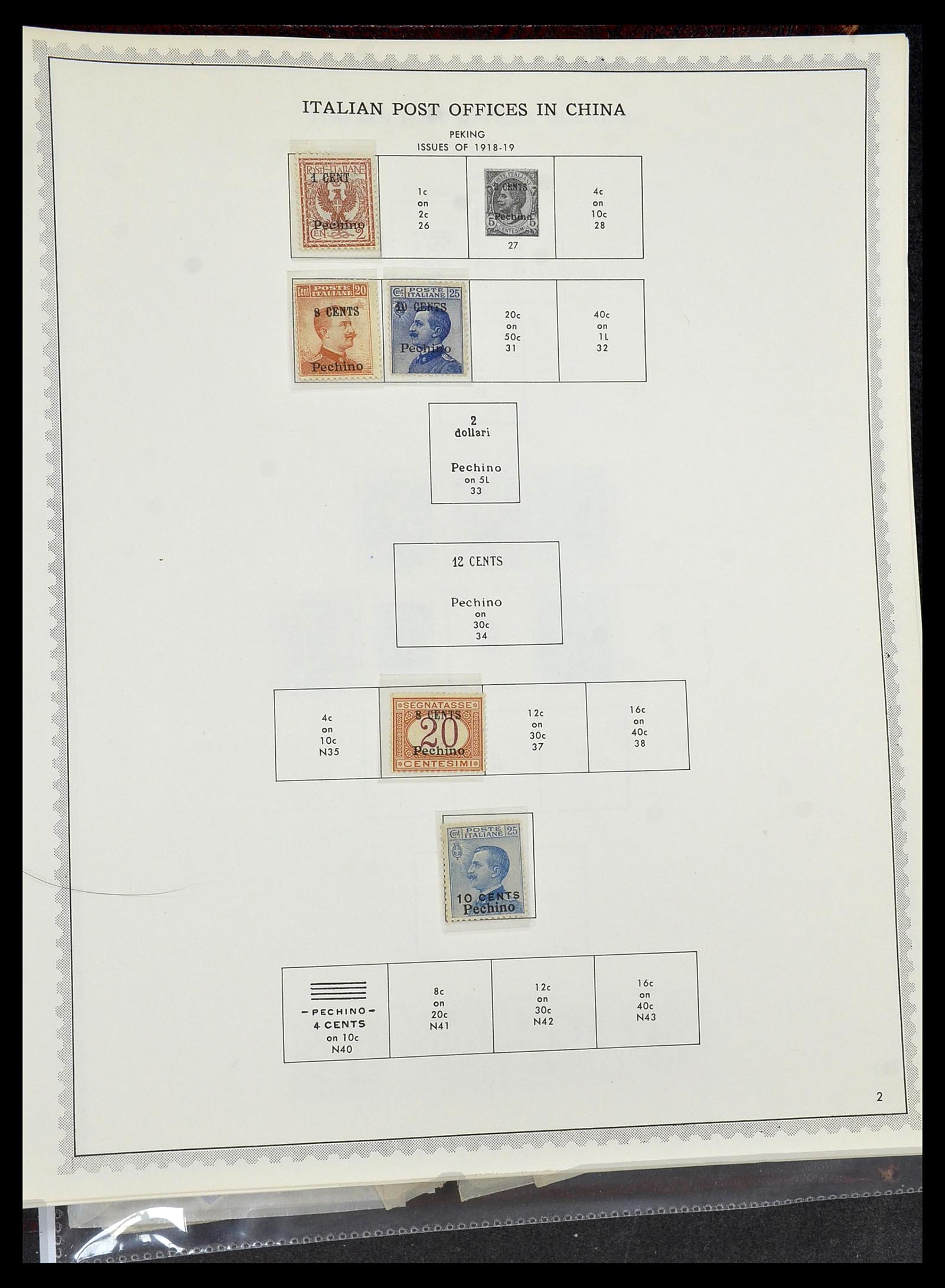 34401 203 - Stamp collection 34401 Italy and territories 1850-1990.