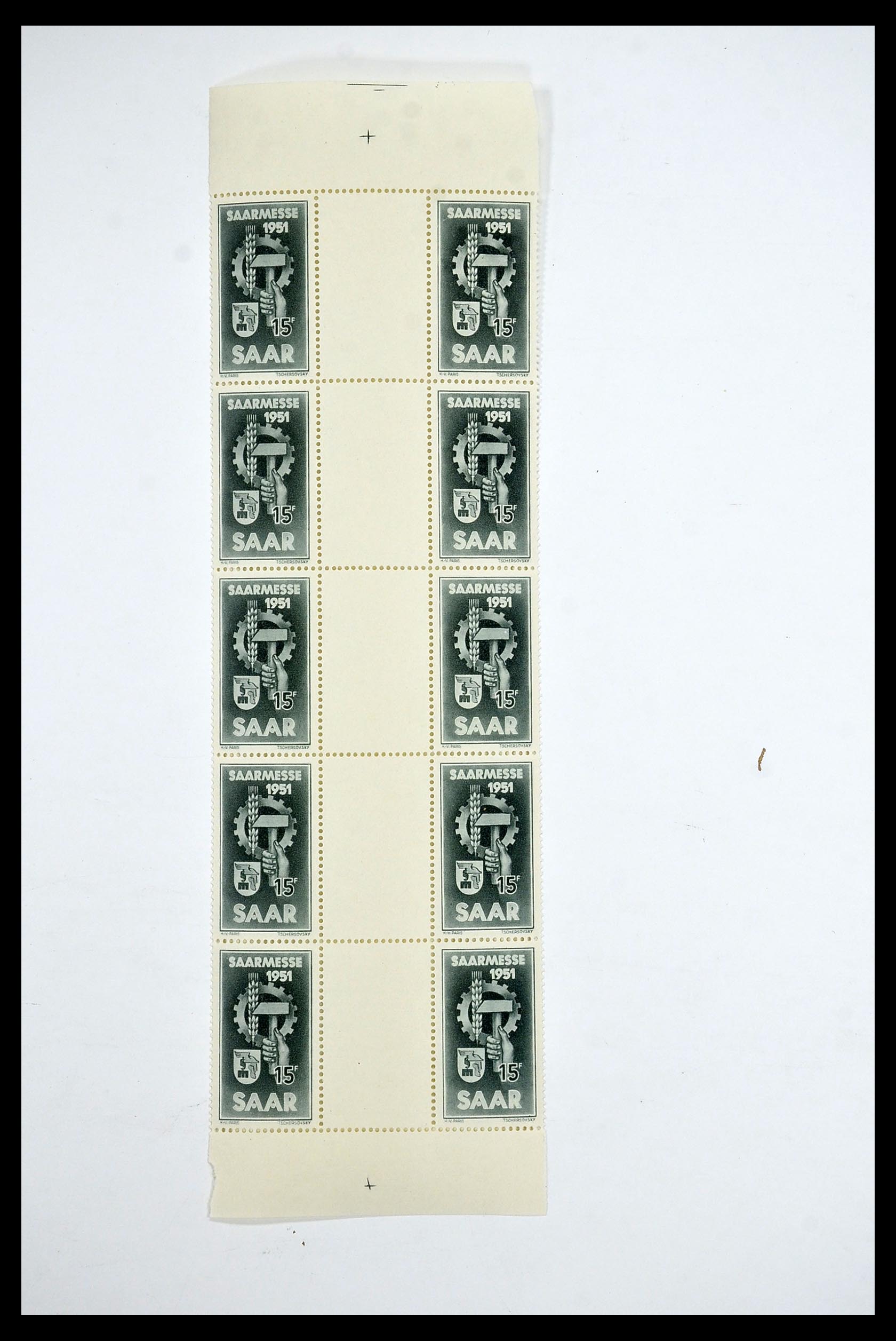 34403 003 - Postzegelverzameling 34403 Saar 1949-1959.