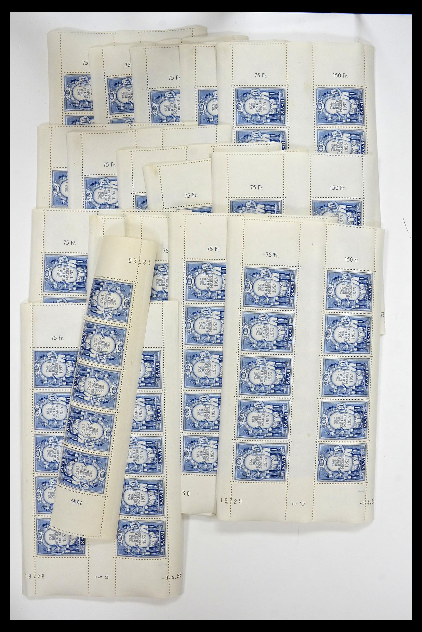 34403 022 - Stamp collection 34403 Saar 1949-1959.