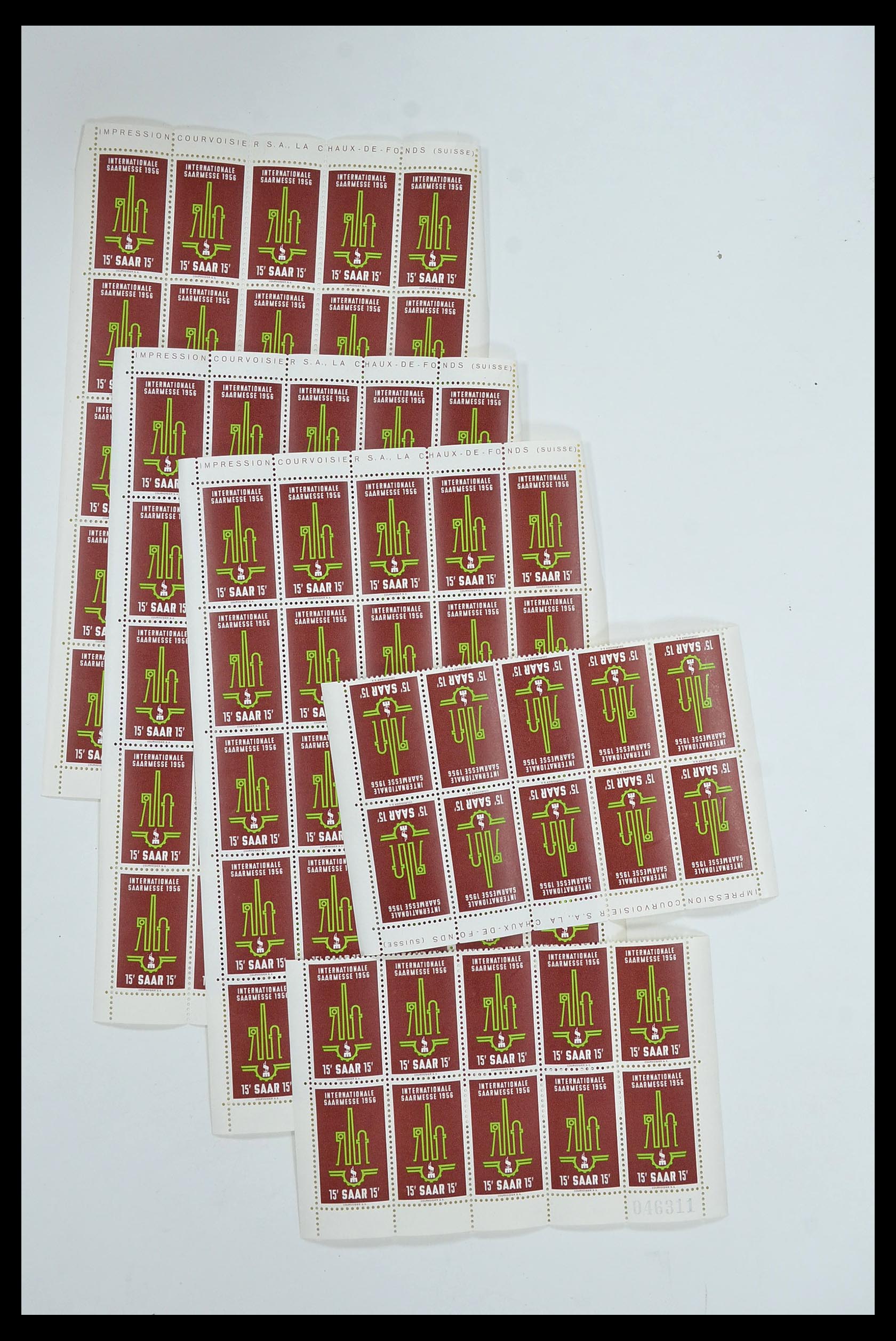 34403 043 - Postzegelverzameling 34403 Saar 1949-1959.