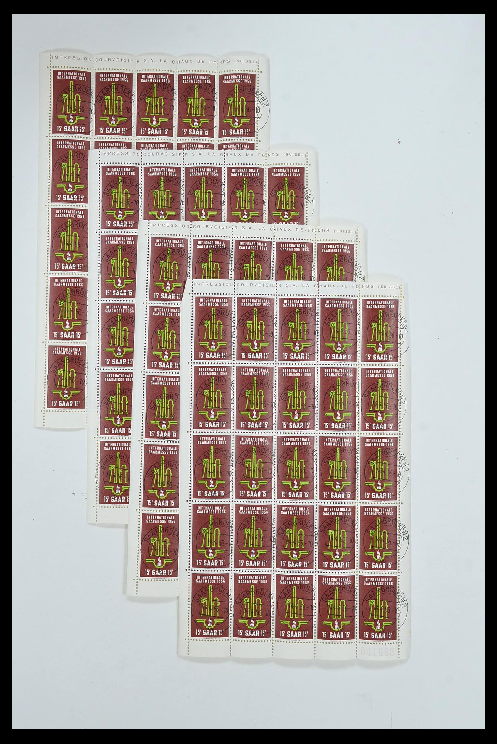 34403 044 - Postzegelverzameling 34403 Saar 1949-1959.