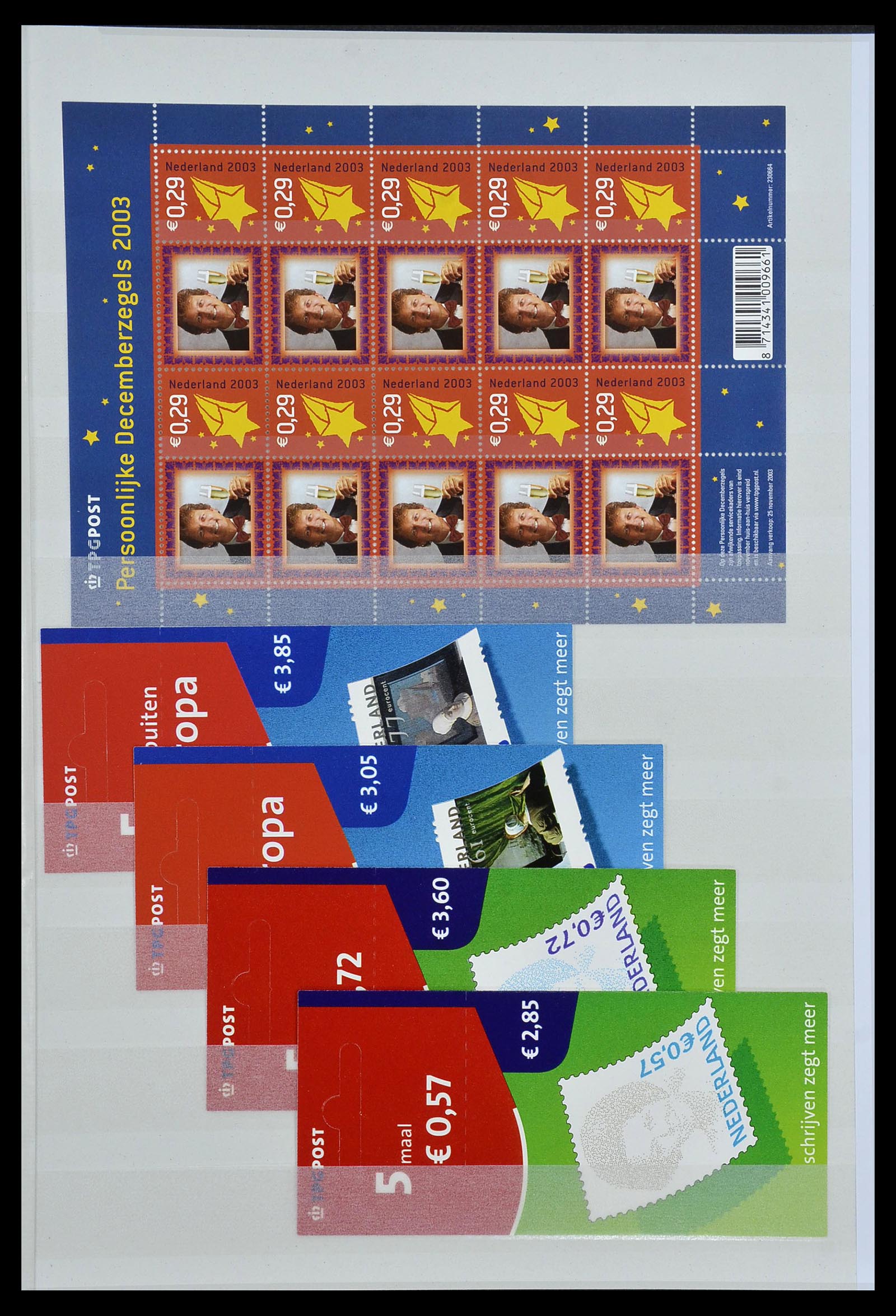 34406 003 - Postzegelverzameling 34406 Nederland velletjes 2003-2020!