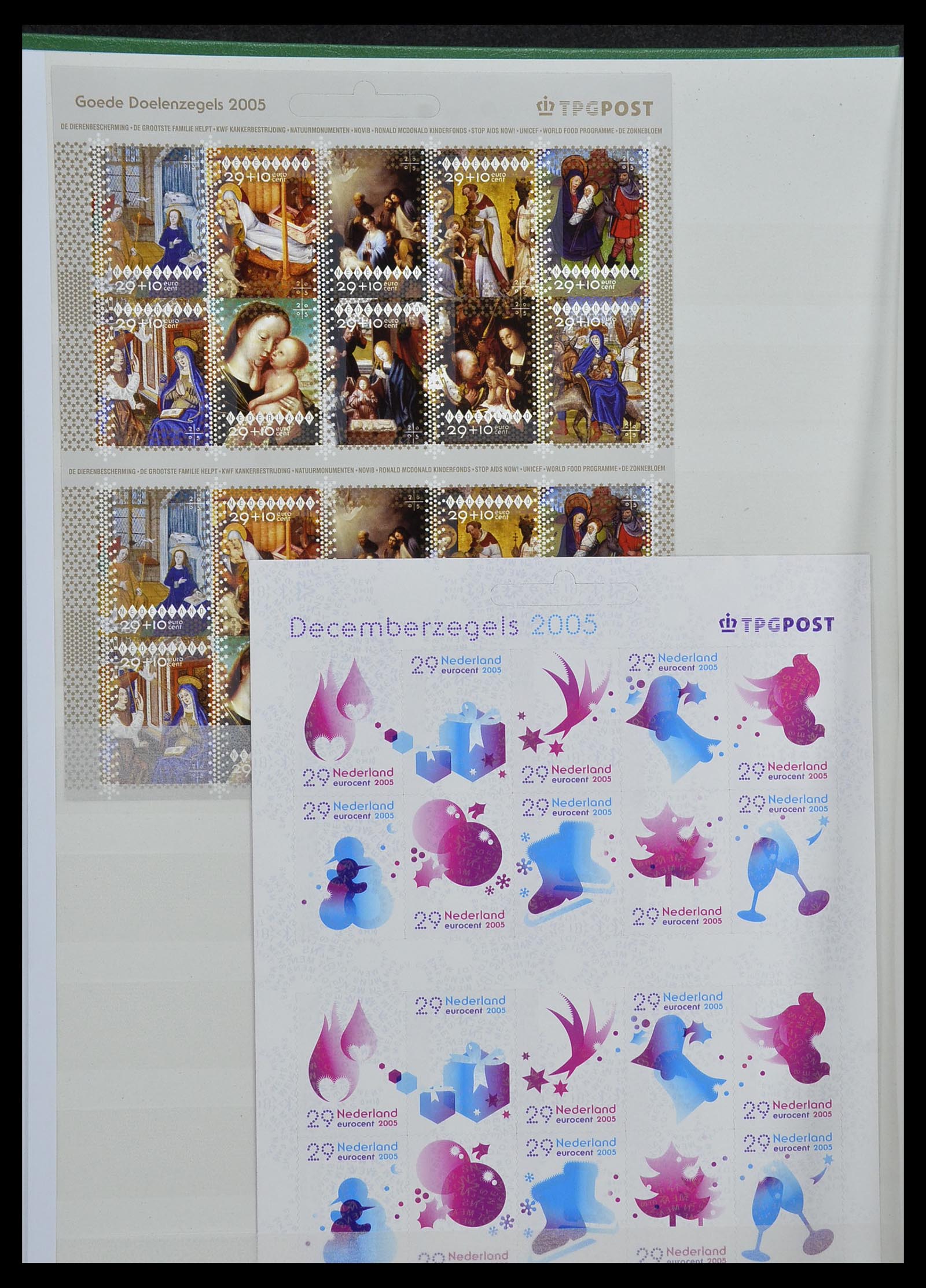 34406 010 - Postzegelverzameling 34406 Nederland velletjes 2003-2020!