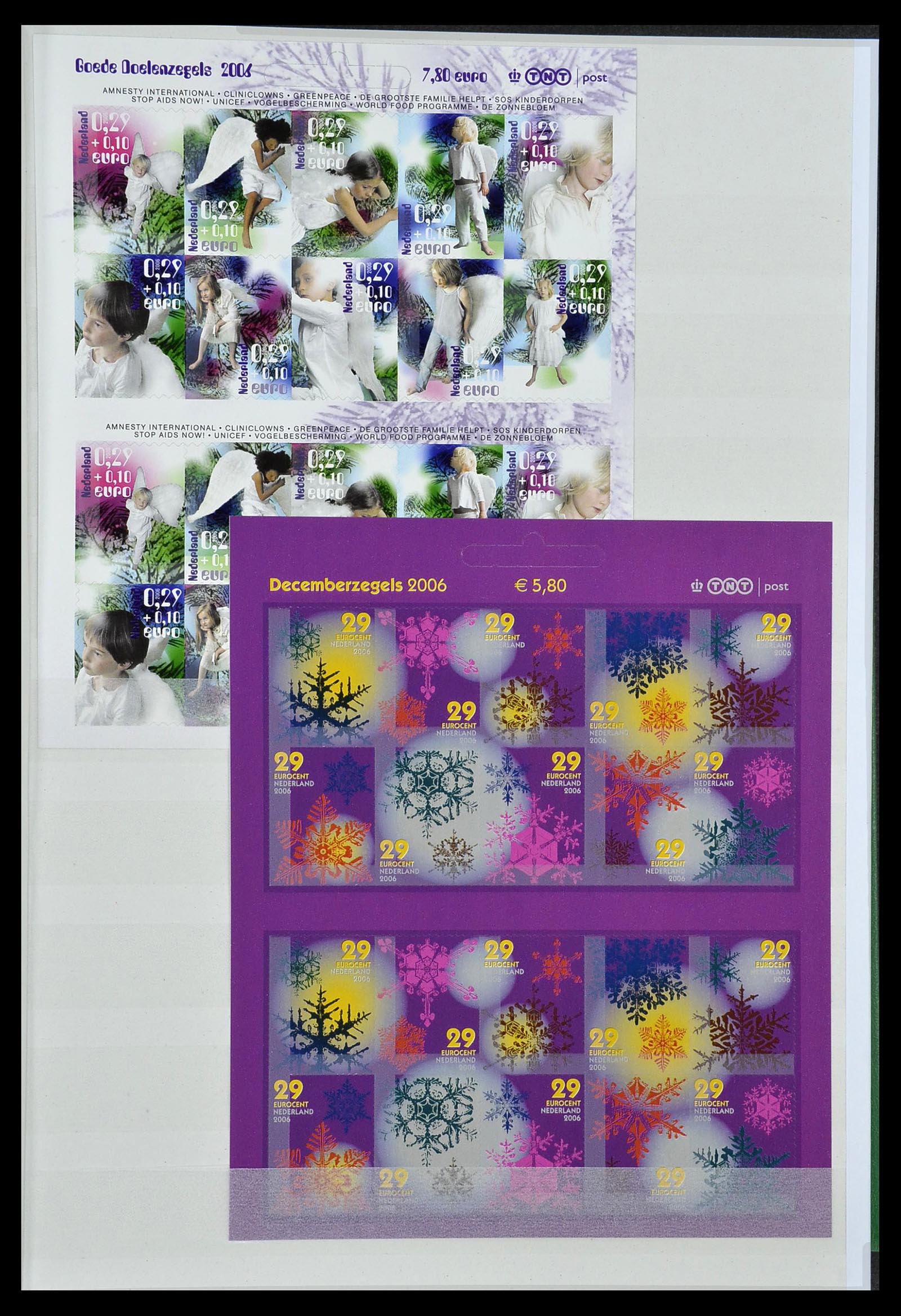 34406 015 - Postzegelverzameling 34406 Nederland velletjes 2003-2020!