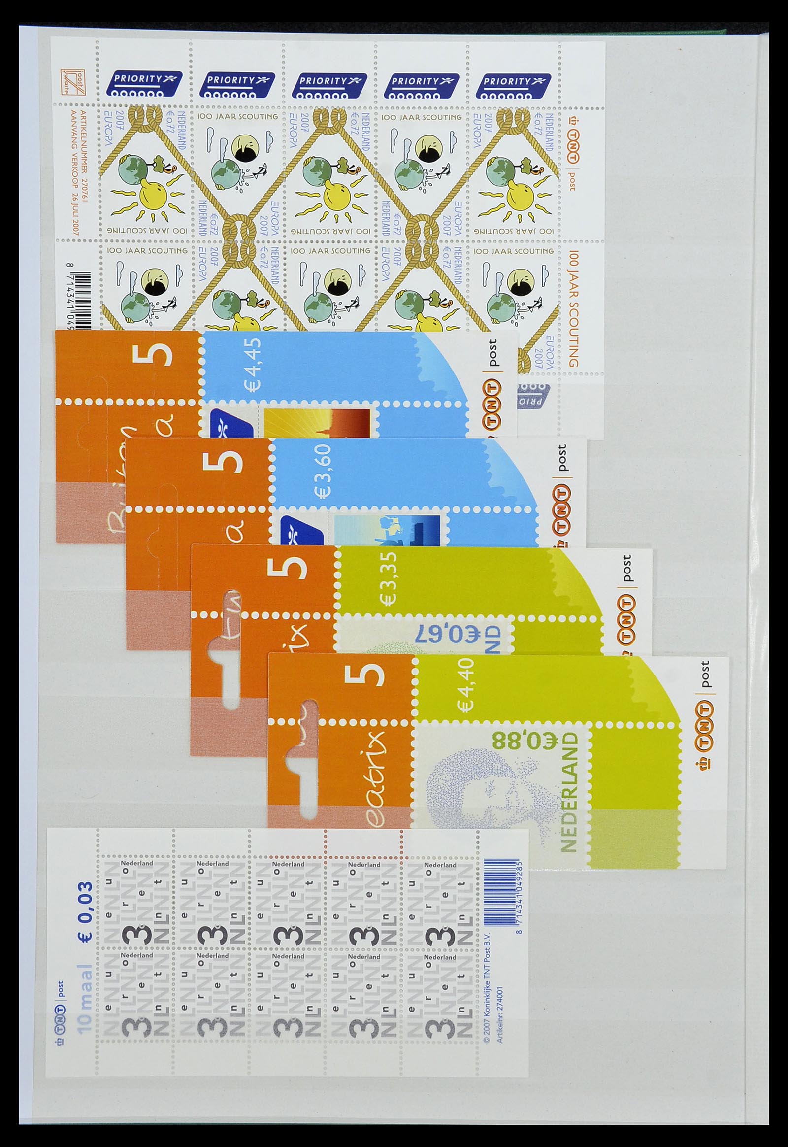 34406 016 - Postzegelverzameling 34406 Nederland velletjes 2003-2020!