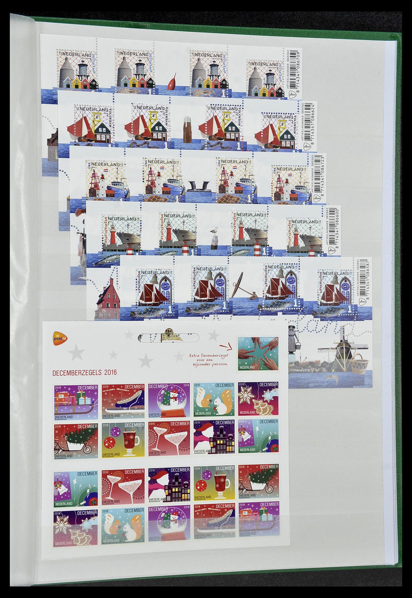 34406 057 - Postzegelverzameling 34406 Nederland velletjes 2003-2020!