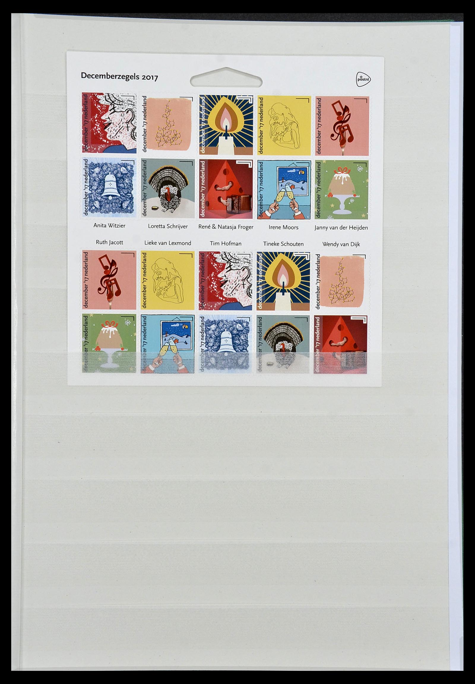 34406 060 - Postzegelverzameling 34406 Nederland velletjes 2003-2020!