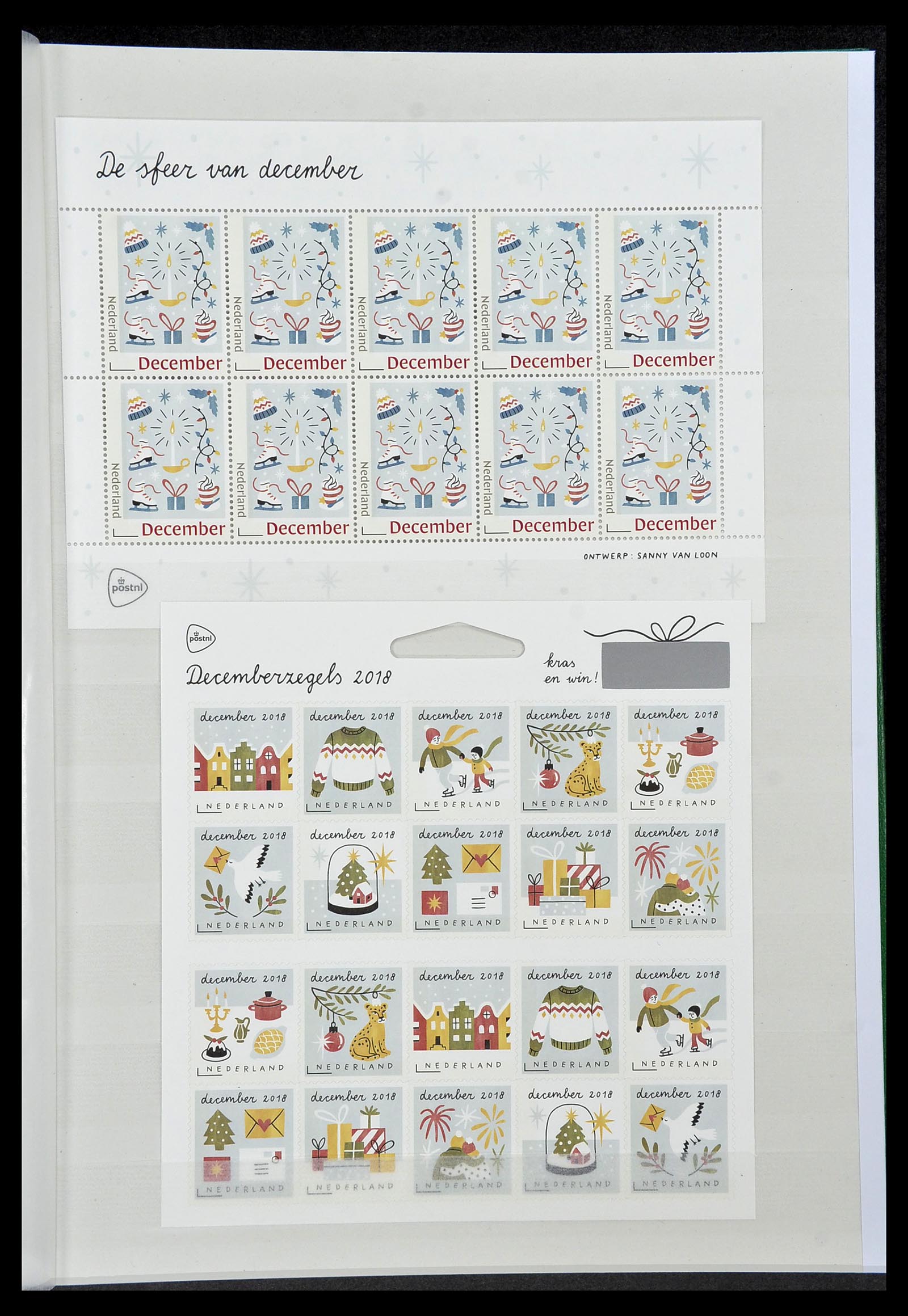 34406 064 - Postzegelverzameling 34406 Nederland velletjes 2003-2020!