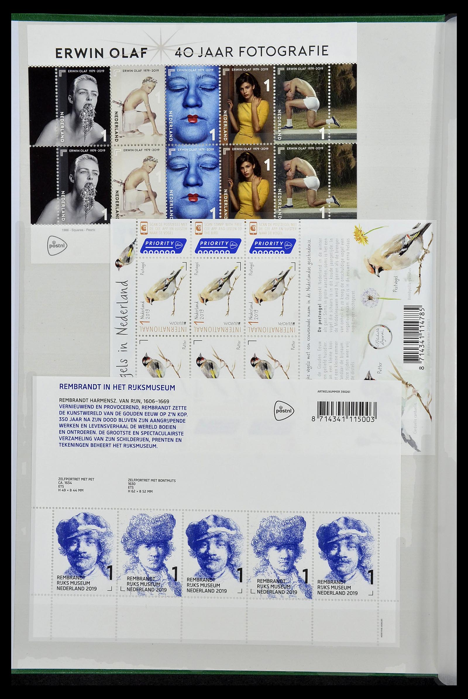34406 065 - Postzegelverzameling 34406 Nederland velletjes 2003-2020!