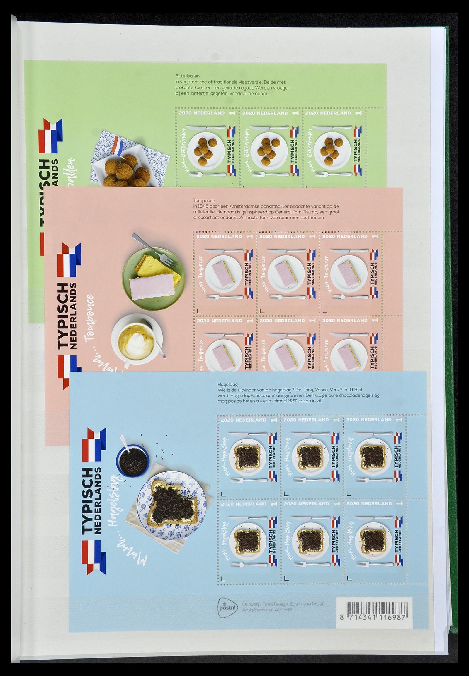 34406 068 - Postzegelverzameling 34406 Nederland velletjes 2003-2020!