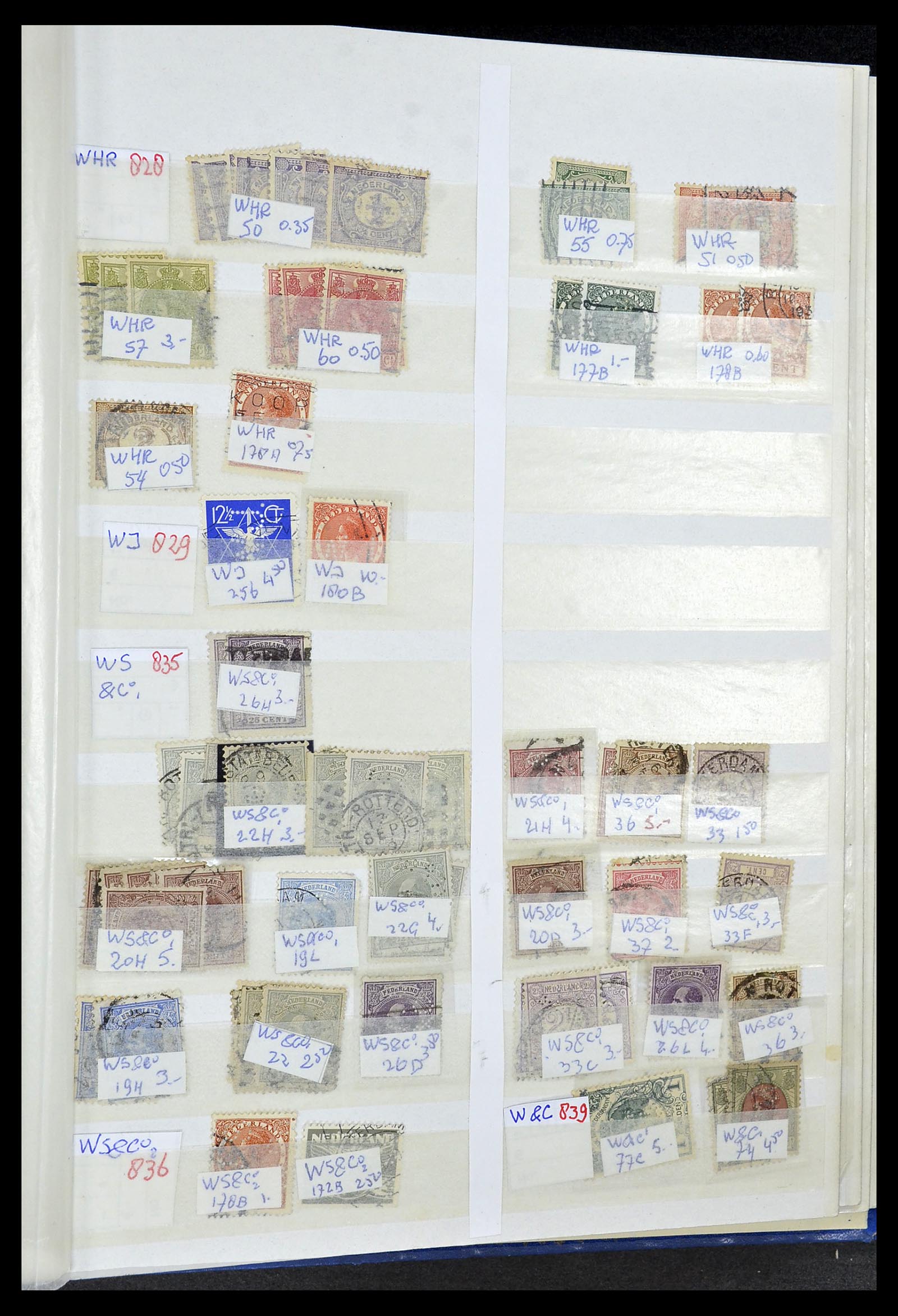 34407 144 - Postzegelverzameling 34407 Nederland firmaperforaties 1872-1980.