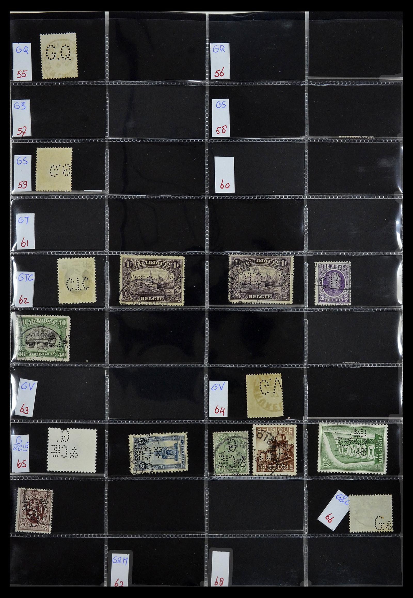34408 067 - Stamp Collection 34408 World perfins 1870-1980.