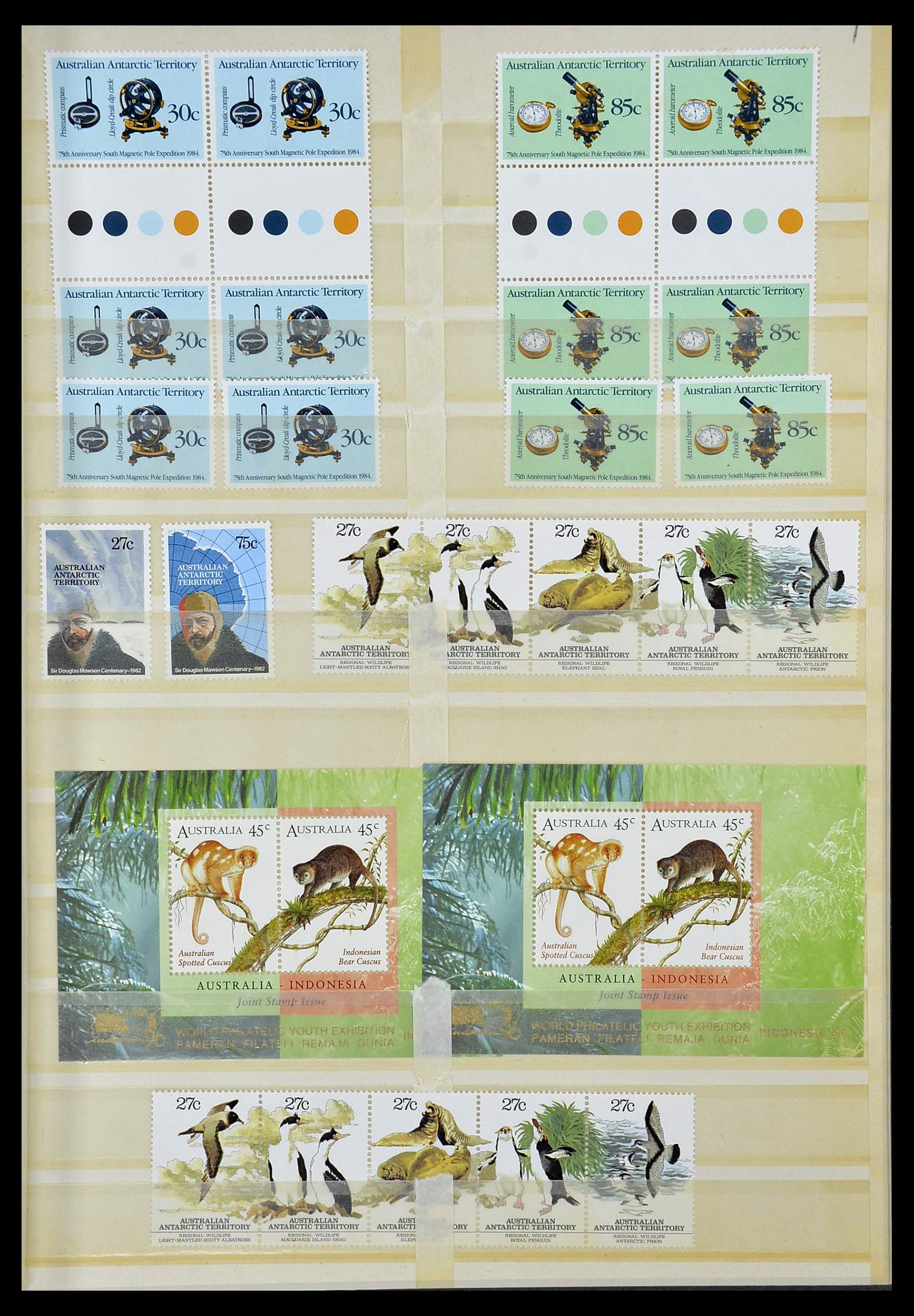 34411 001 - Postzegelverzameling 34411 Australië 1974-2011.