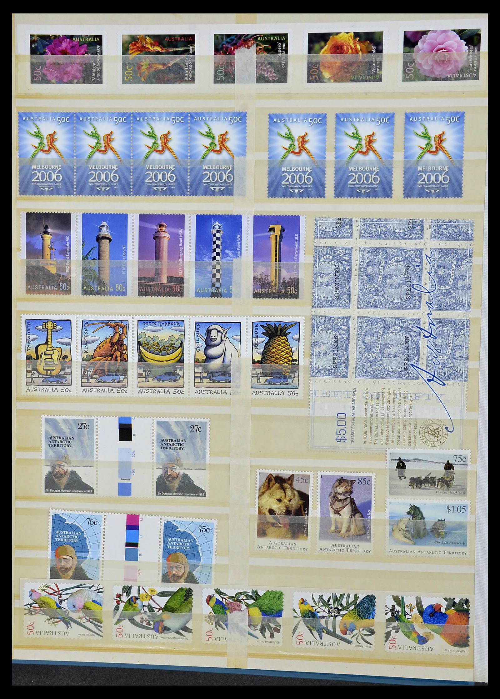 34411 004 - Postzegelverzameling 34411 Australië 1974-2011.