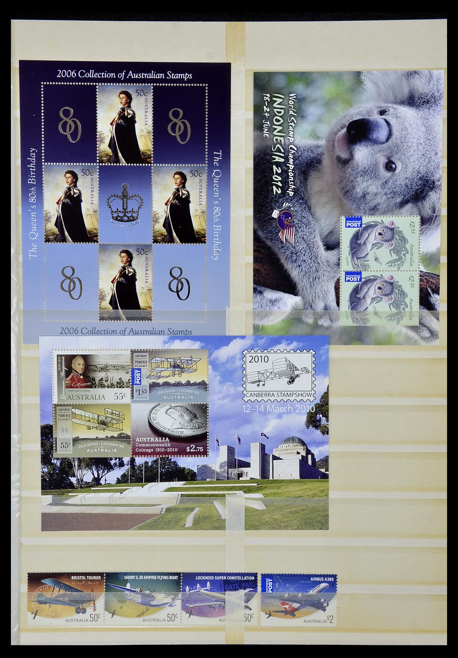 34411 005 - Postzegelverzameling 34411 Australië 1974-2011.