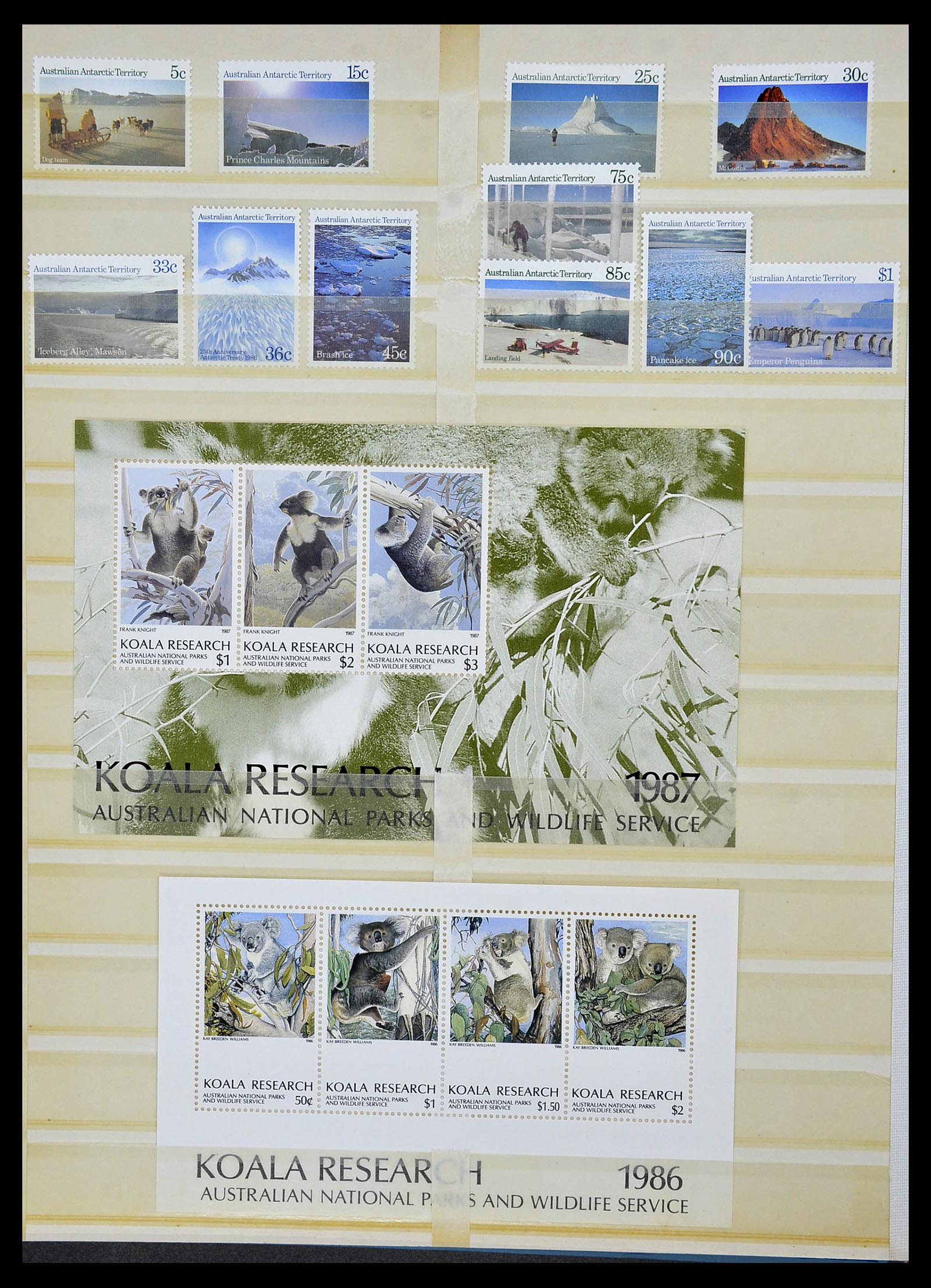 34411 008 - Postzegelverzameling 34411 Australië 1974-2011.