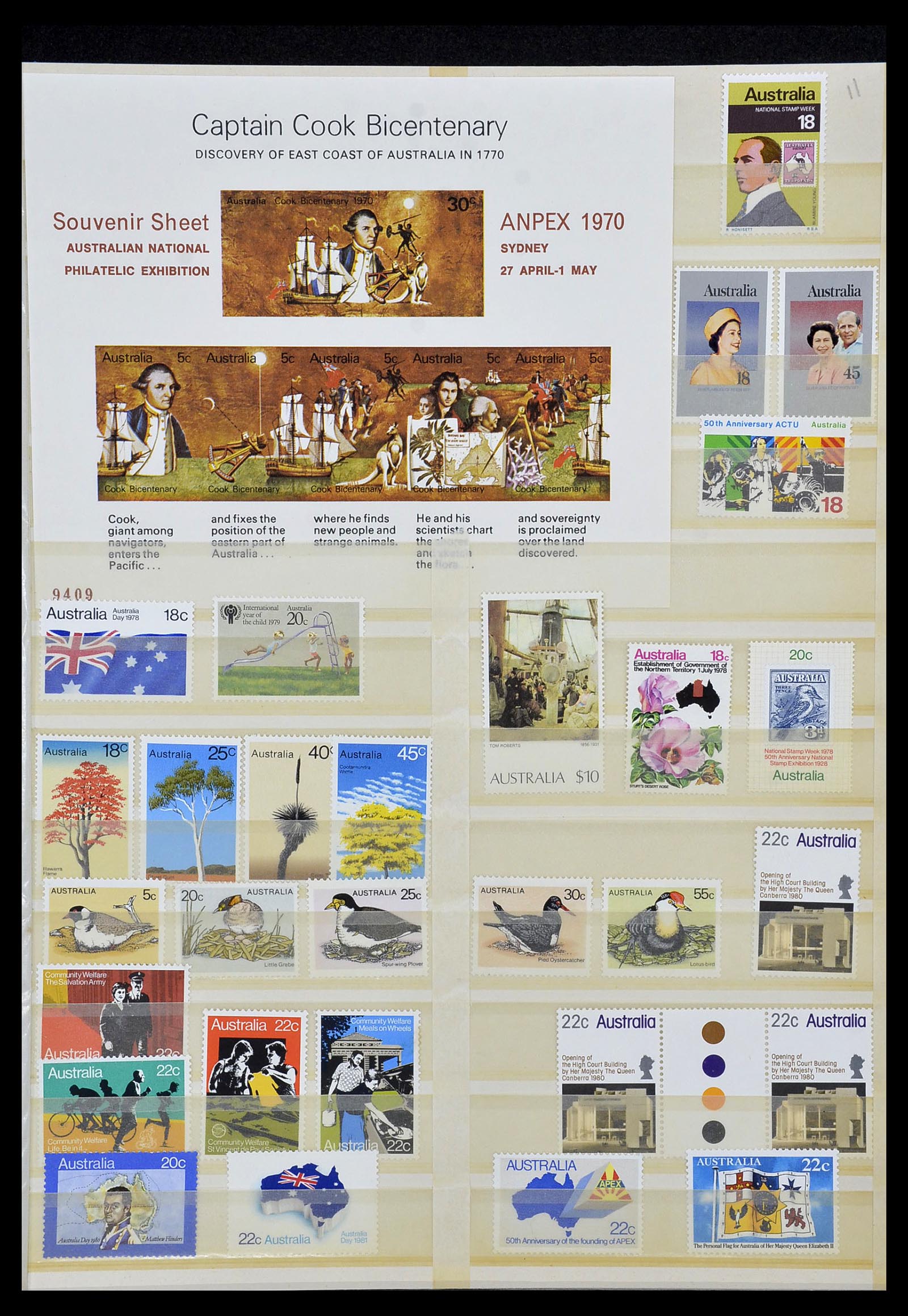 34411 011 - Postzegelverzameling 34411 Australië 1974-2011.