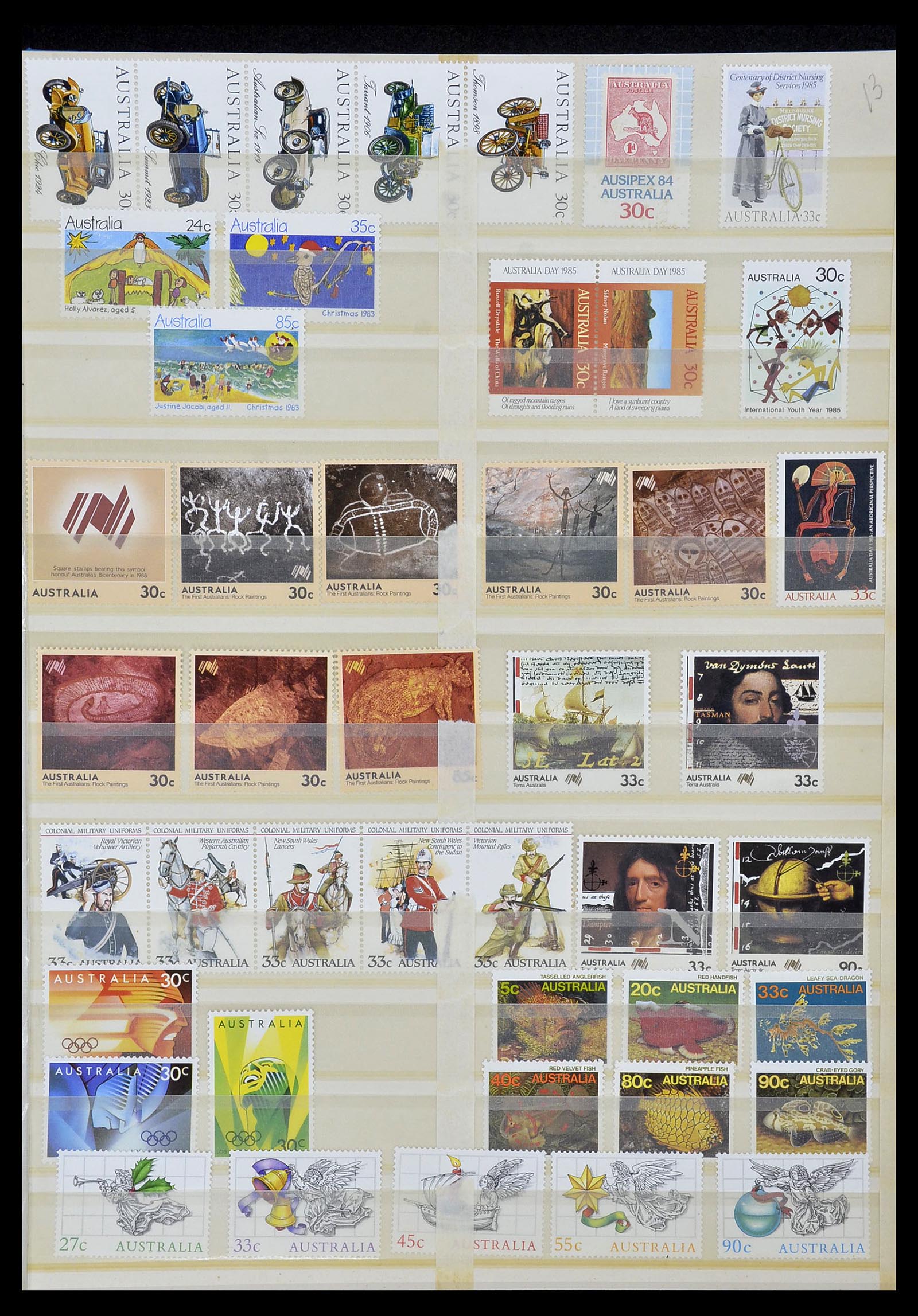 34411 013 - Postzegelverzameling 34411 Australië 1974-2011.