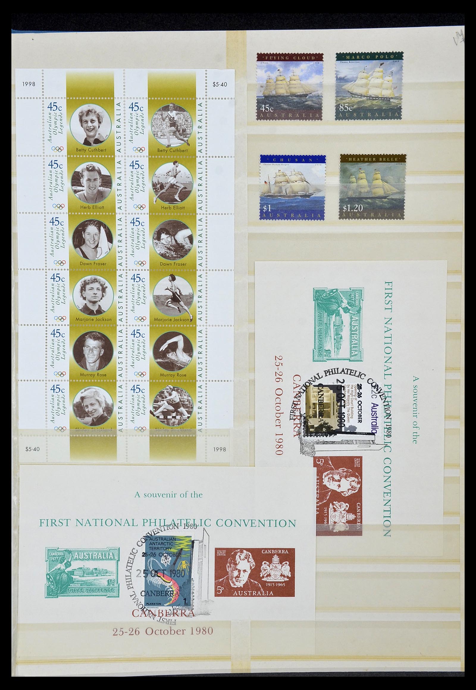 34411 017 - Postzegelverzameling 34411 Australië 1974-2011.