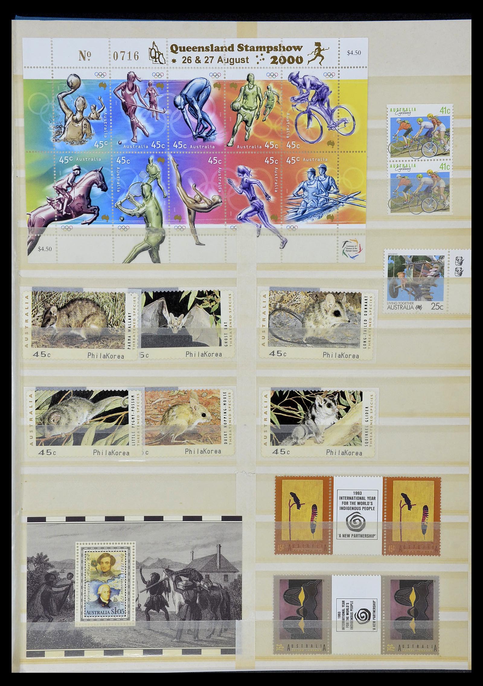 34411 019 - Postzegelverzameling 34411 Australië 1974-2011.