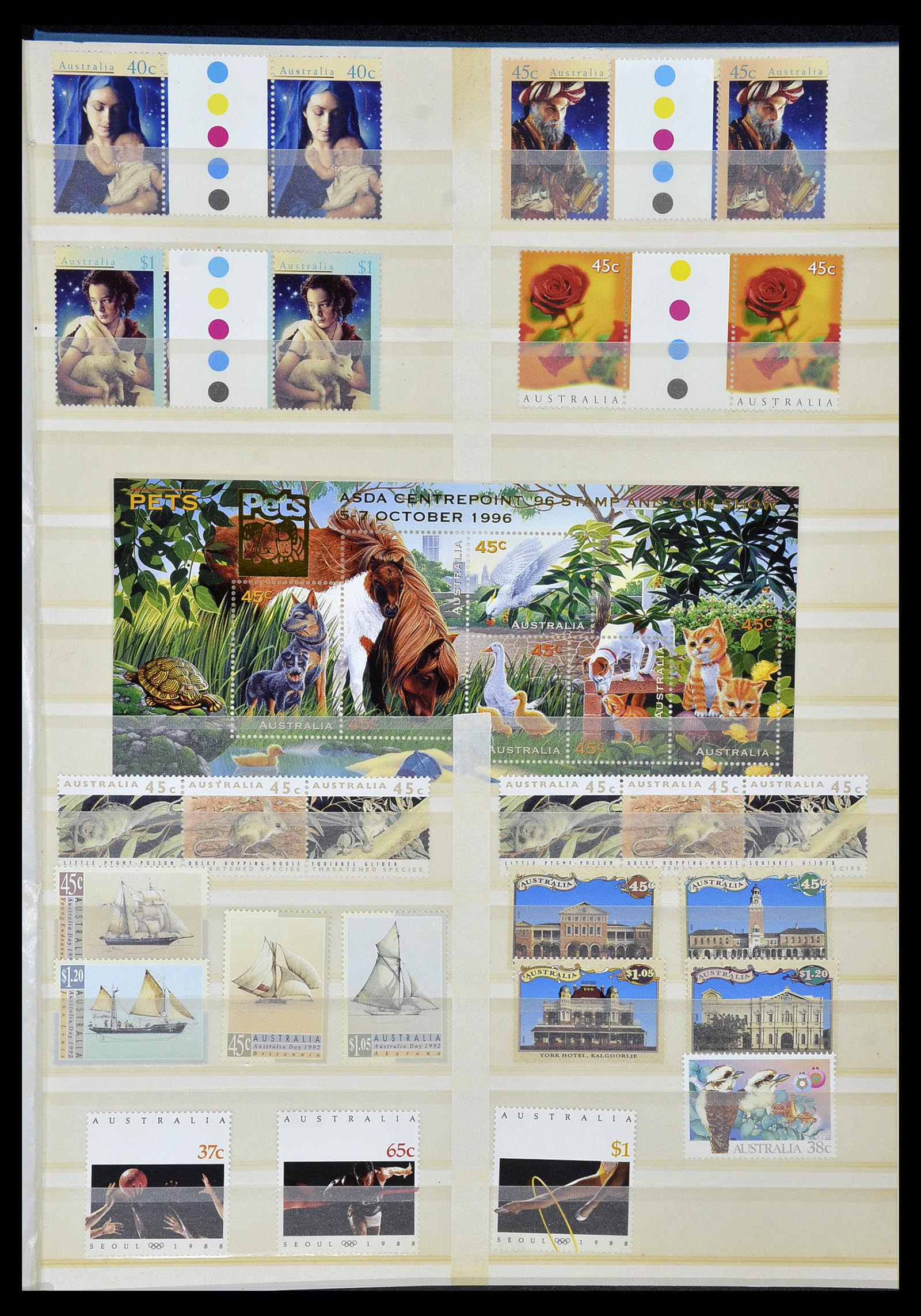 34411 021 - Postzegelverzameling 34411 Australië 1974-2011.