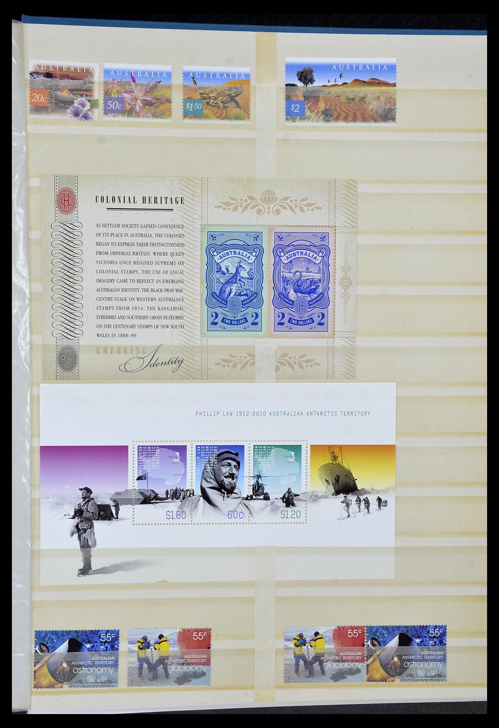 34411 029 - Postzegelverzameling 34411 Australië 1974-2011.