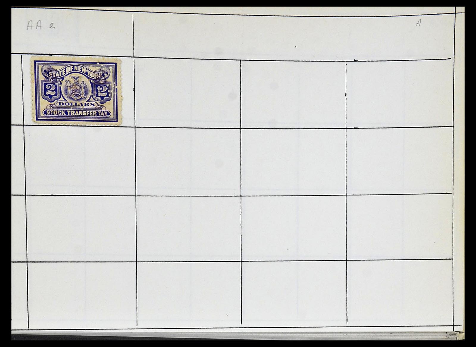 34417 001 - Stamp Collection 34417 USA perfins 1900-1980.