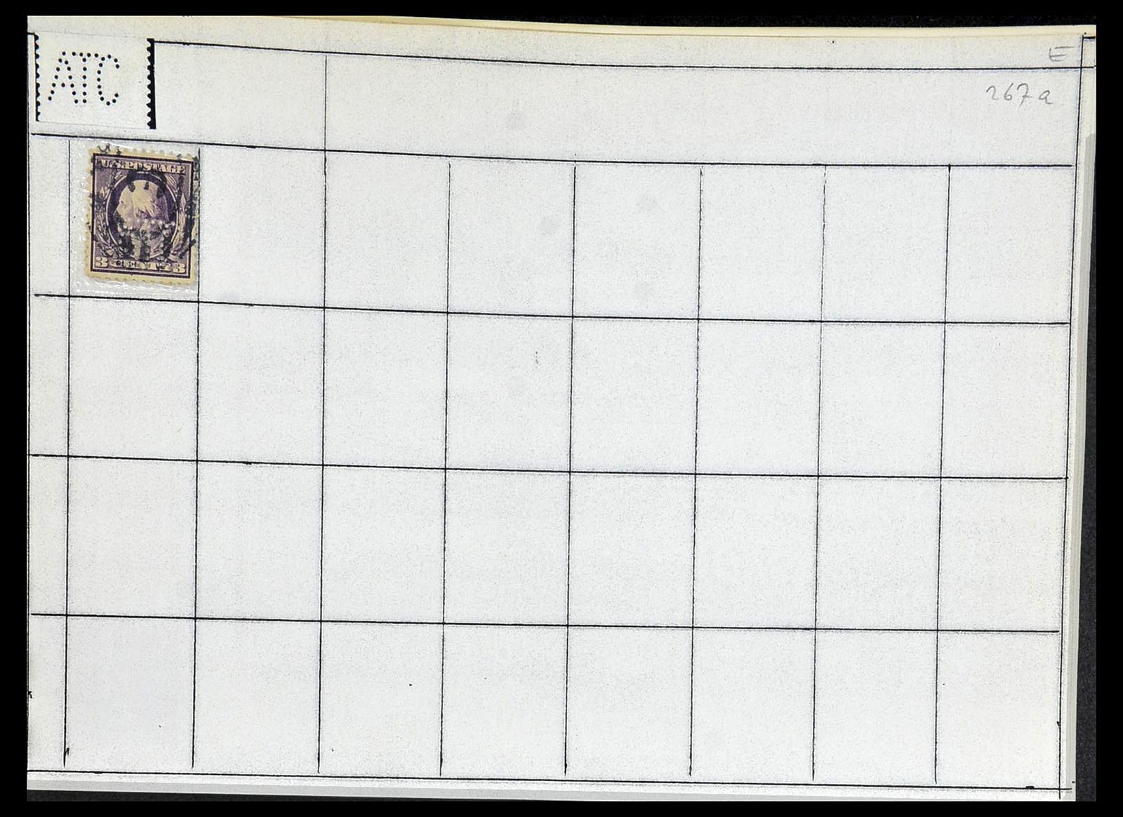 34417 042 - Stamp Collection 34417 USA perfins 1900-1980.