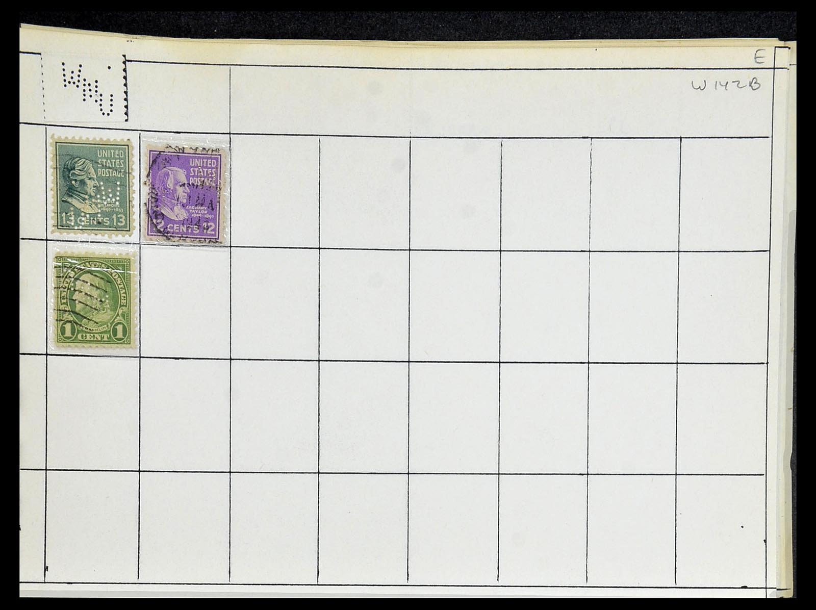 34417 786 - Stamp Collection 34417 USA perfins 1900-1980.
