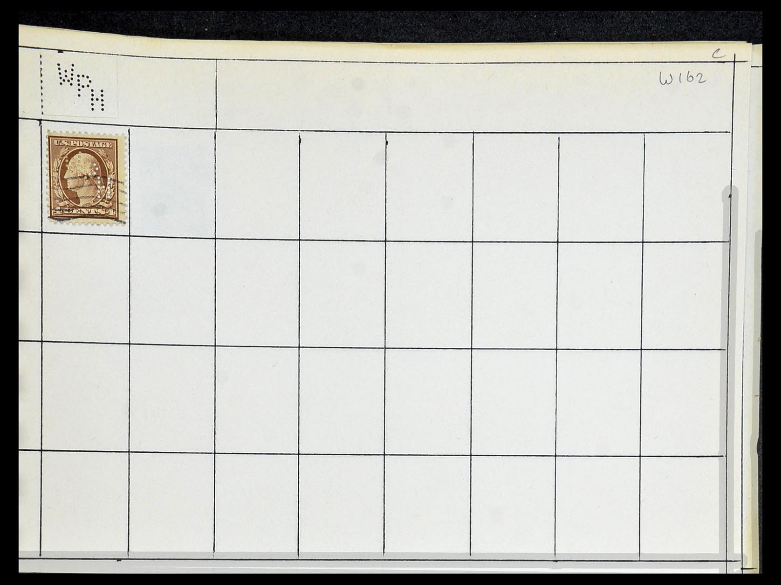 34417 792 - Stamp Collection 34417 USA perfins 1900-1980.