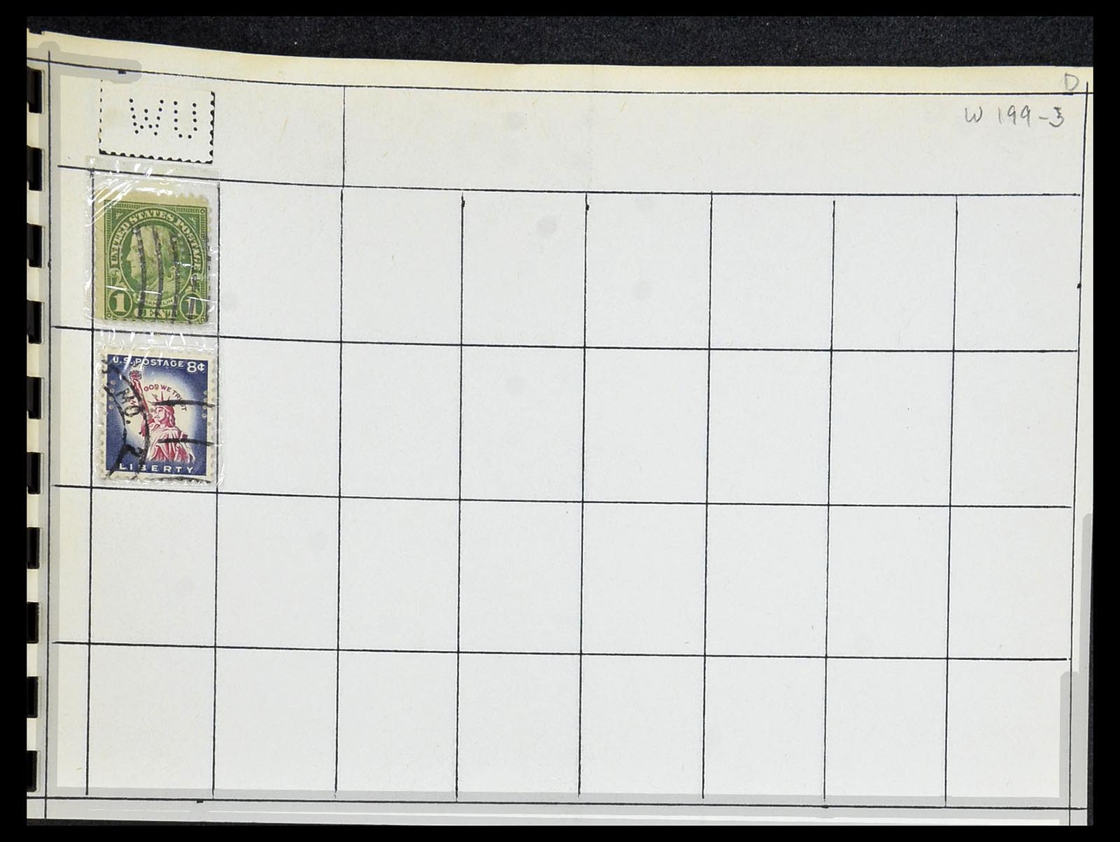 34417 797 - Stamp Collection 34417 USA perfins 1900-1980.