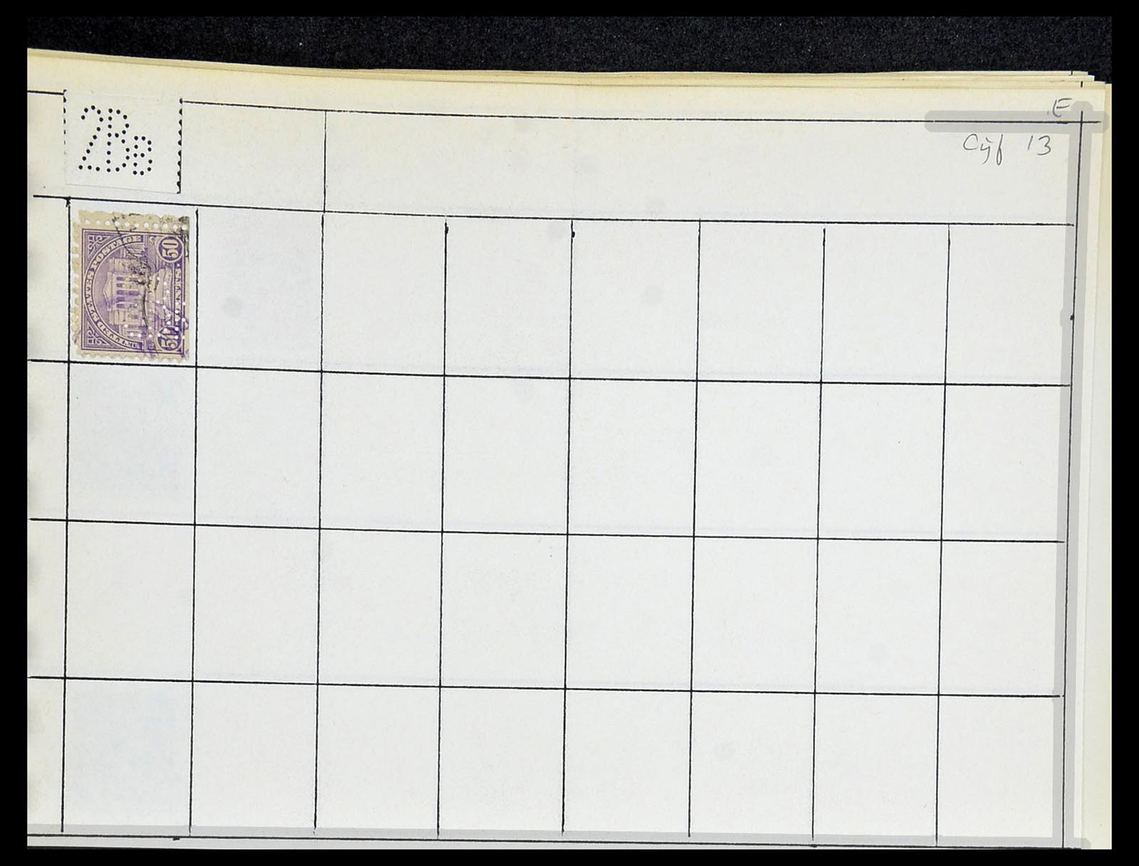 34417 818 - Stamp Collection 34417 USA perfins 1900-1980.