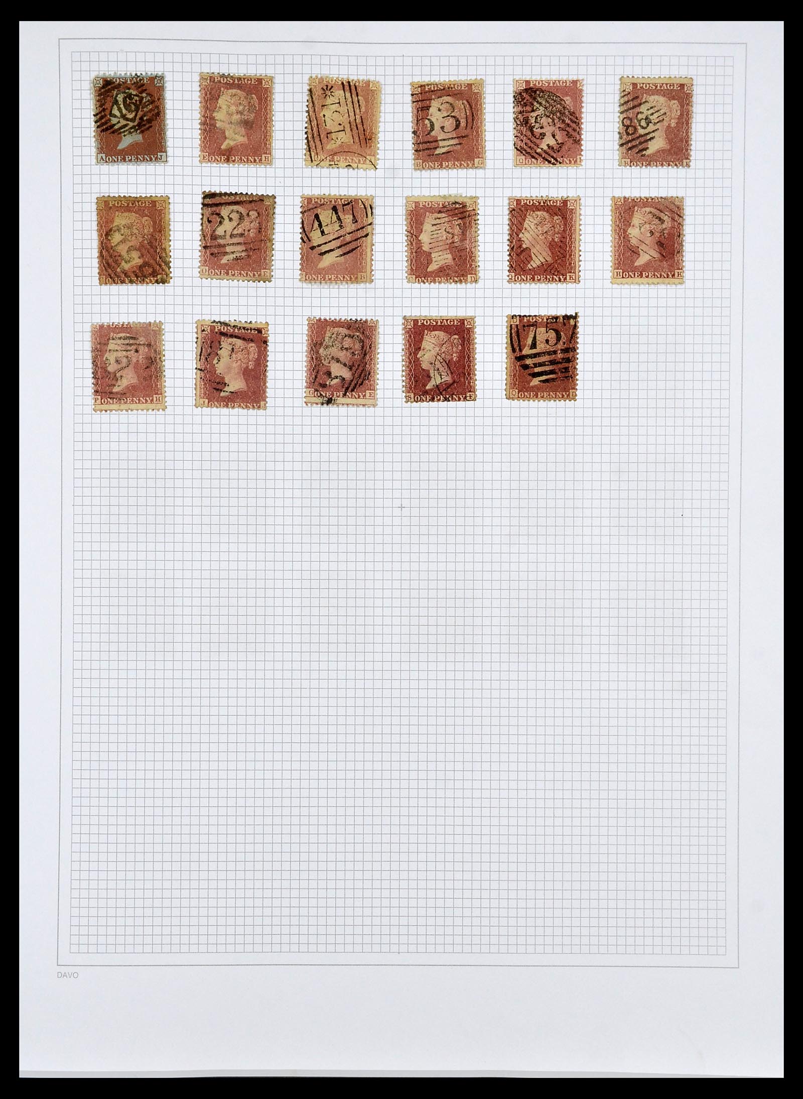 34419 006 - Postzegelverzameling 34419 Engeland 1841-1985.