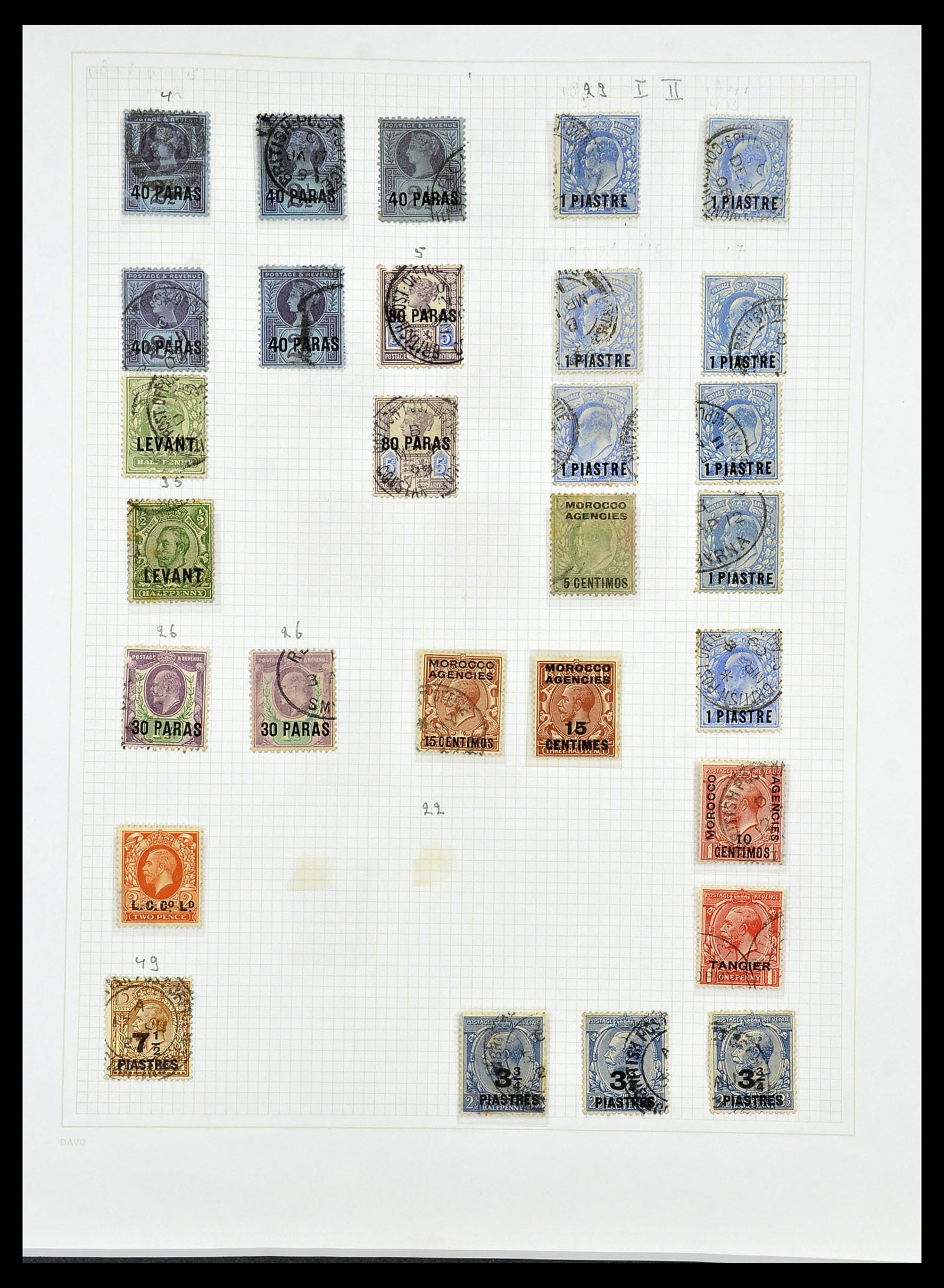 34419 023 - Postzegelverzameling 34419 Engeland 1841-1985.