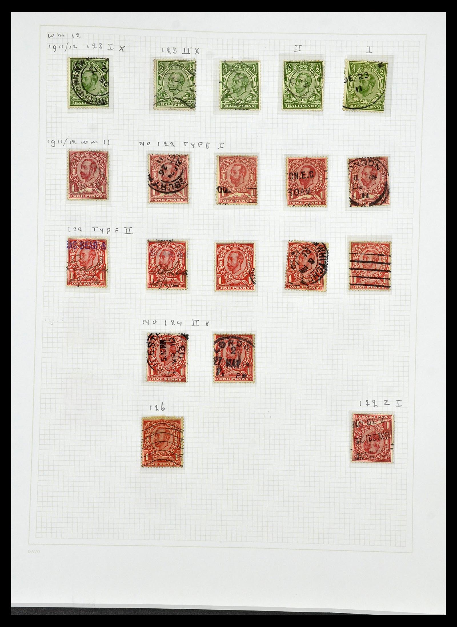 34419 024 - Postzegelverzameling 34419 Engeland 1841-1985.