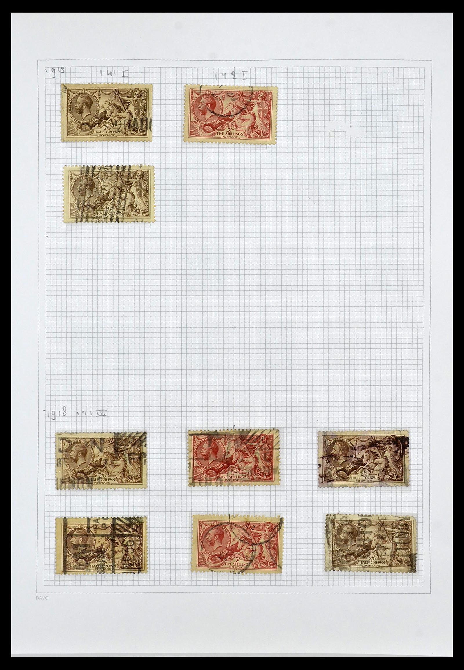 34419 027 - Postzegelverzameling 34419 Engeland 1841-1985.