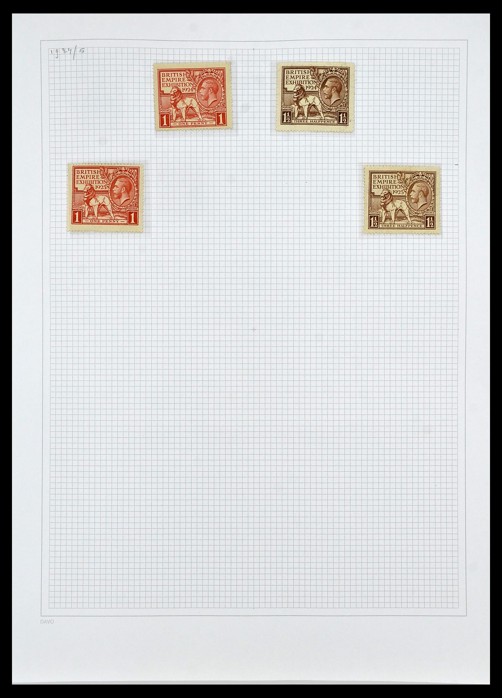 34419 029 - Postzegelverzameling 34419 Engeland 1841-1985.
