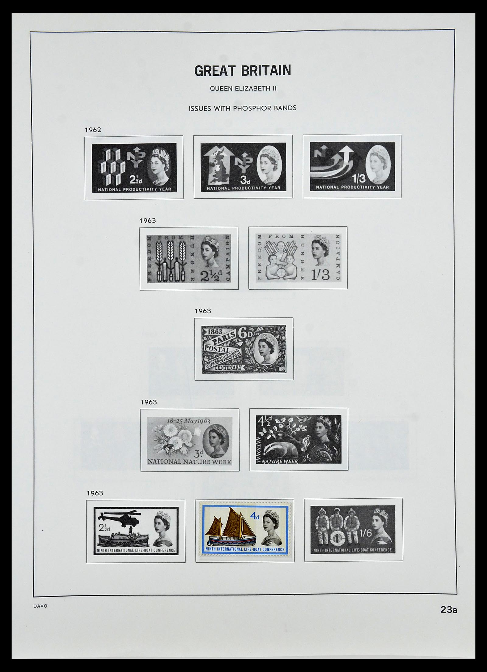 34419 049 - Postzegelverzameling 34419 Engeland 1841-1985.