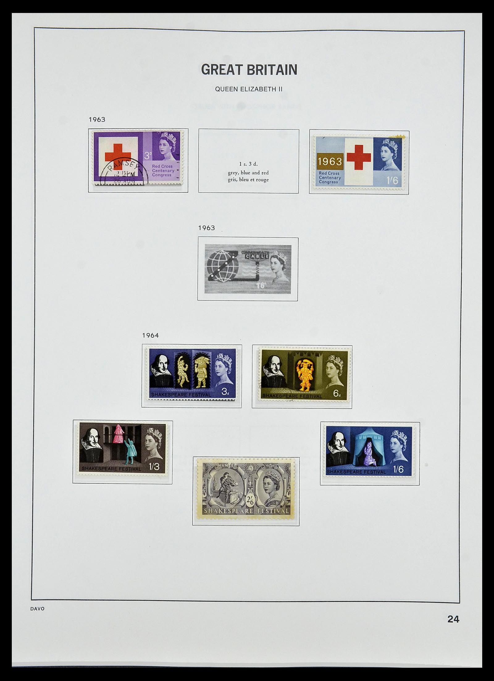 34419 050 - Postzegelverzameling 34419 Engeland 1841-1985.
