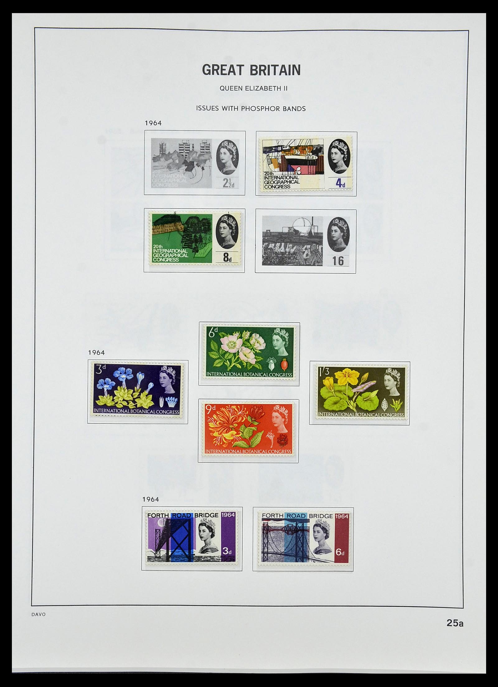 34419 053 - Postzegelverzameling 34419 Engeland 1841-1985.