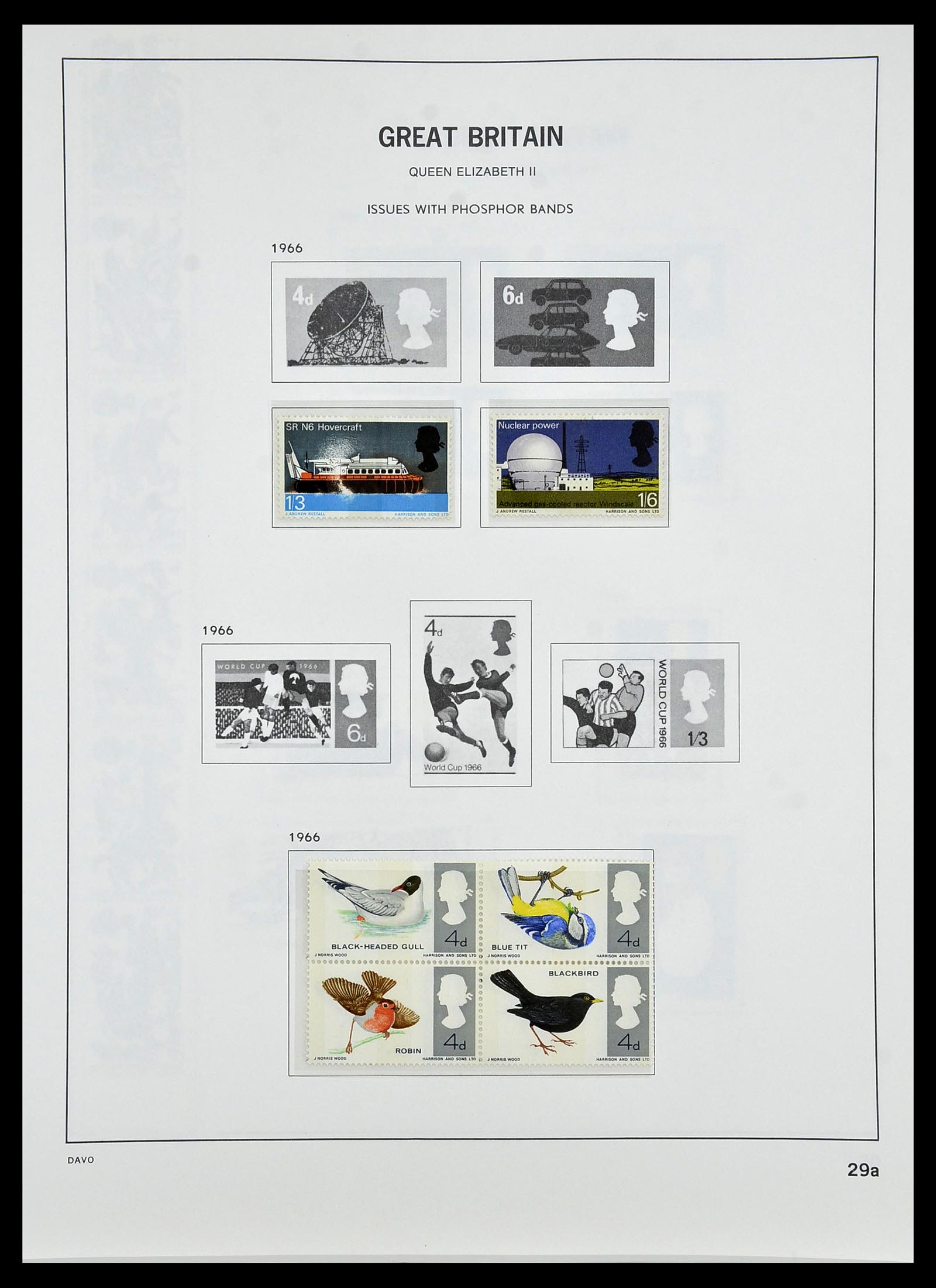 34419 061 - Postzegelverzameling 34419 Engeland 1841-1985.