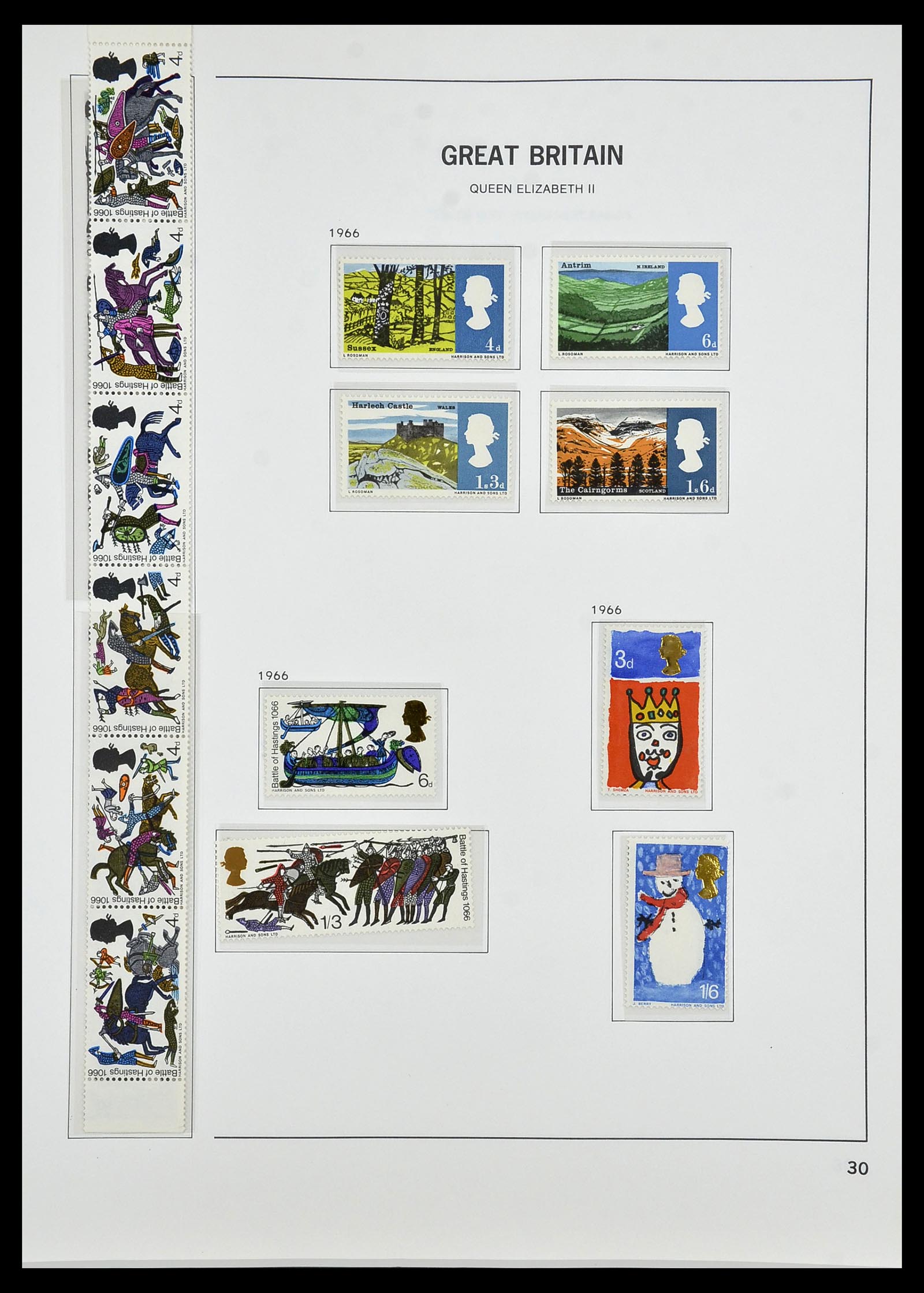 34419 062 - Postzegelverzameling 34419 Engeland 1841-1985.