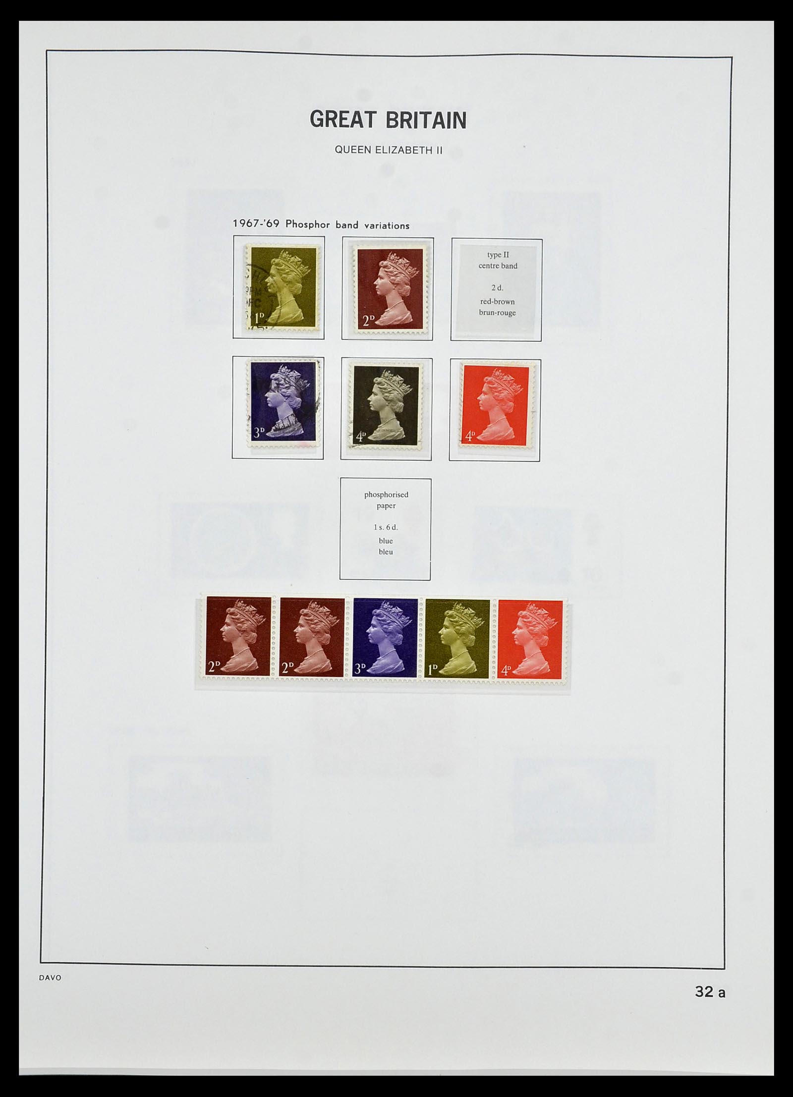 34419 067 - Postzegelverzameling 34419 Engeland 1841-1985.