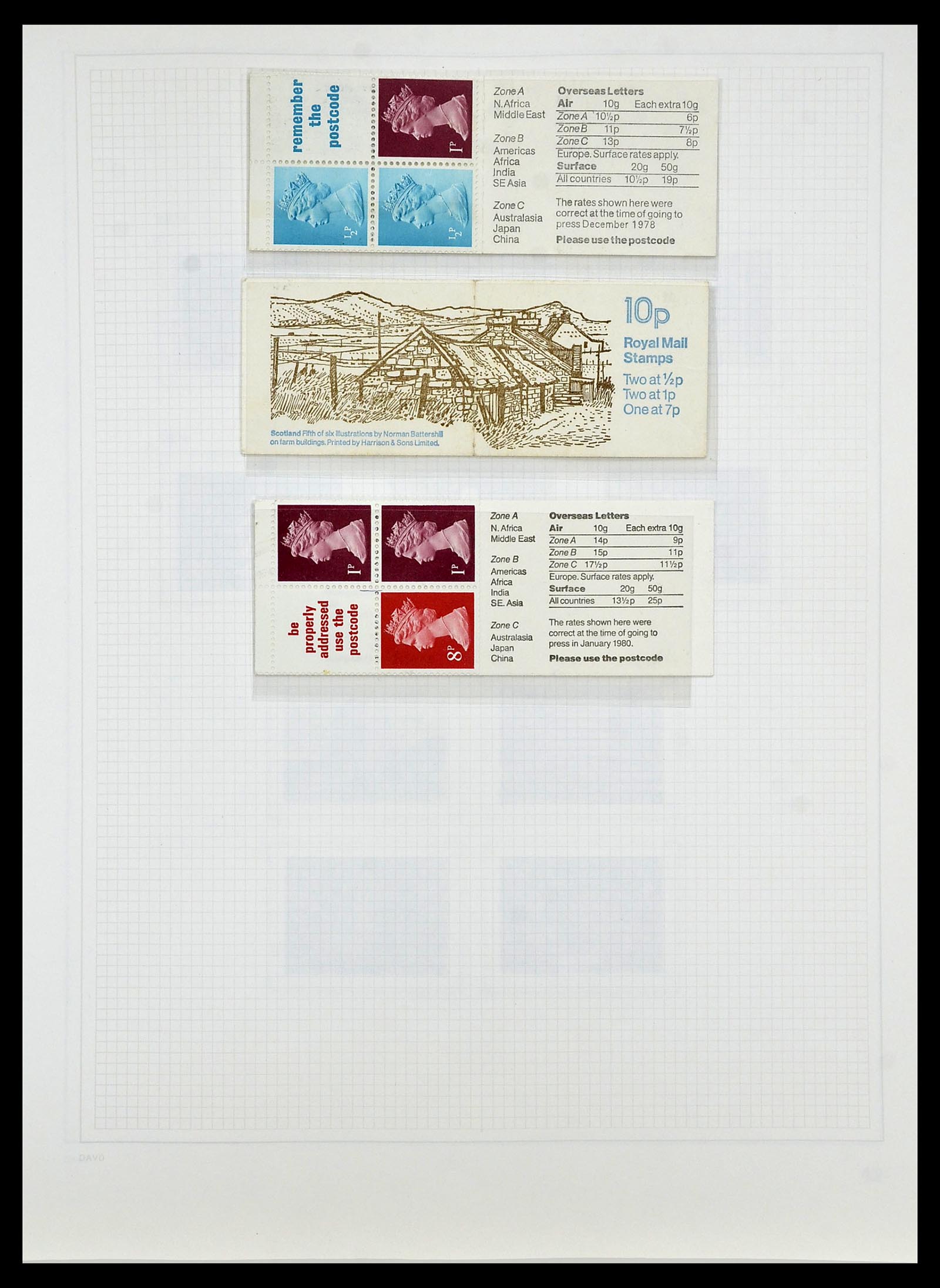34419 080 - Postzegelverzameling 34419 Engeland 1841-1985.