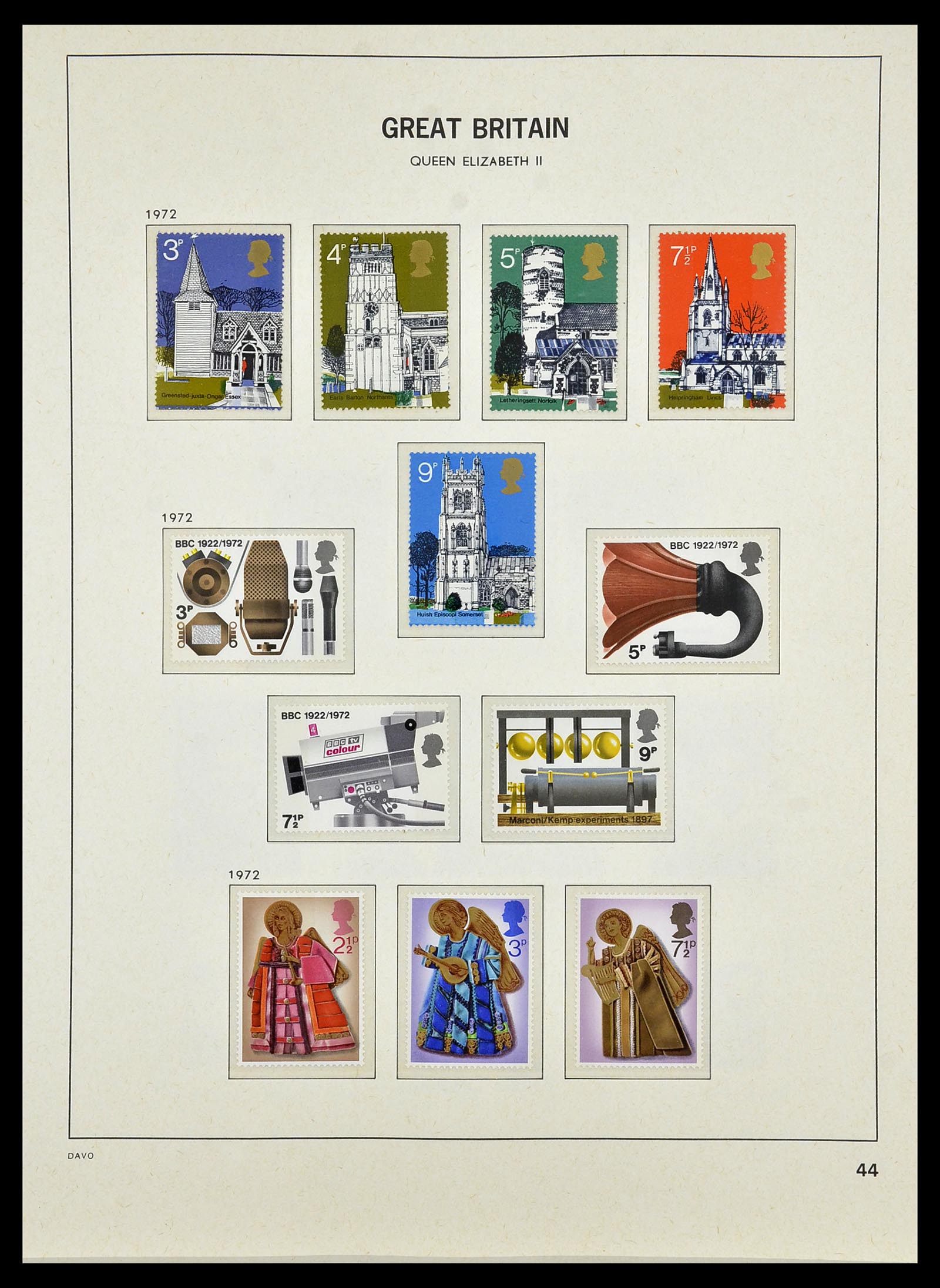 34419 083 - Postzegelverzameling 34419 Engeland 1841-1985.